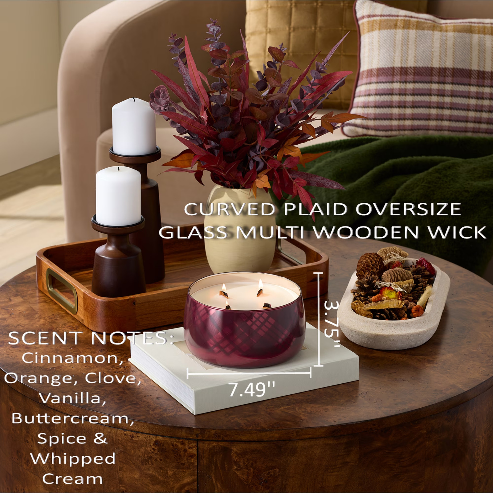 Better Homes & Gardens Intense Cinnamon Buttercream Candle 60oz