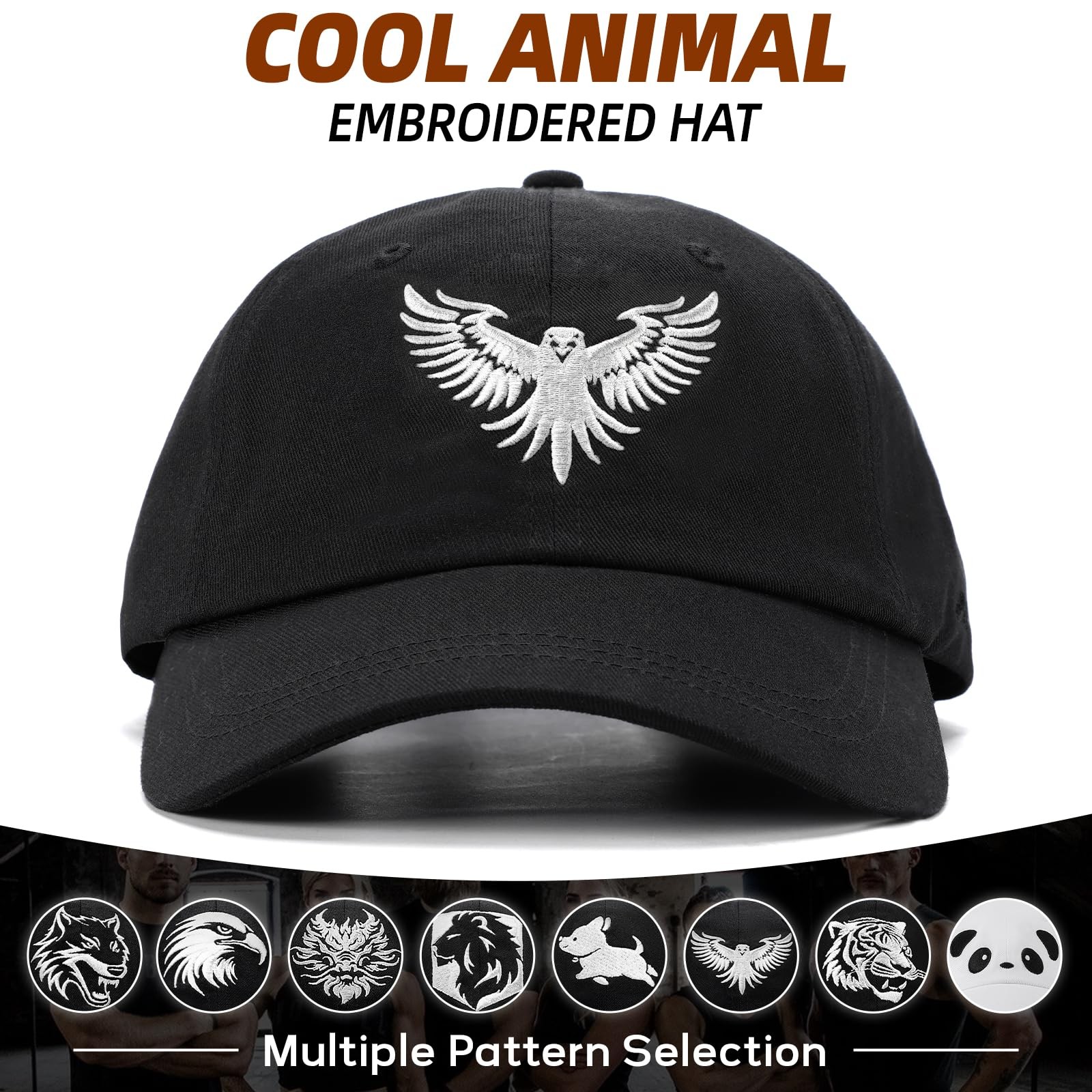 Fashion Animal Baseball Cap for Men Women Unstructured Soft Cotton Adjustable…