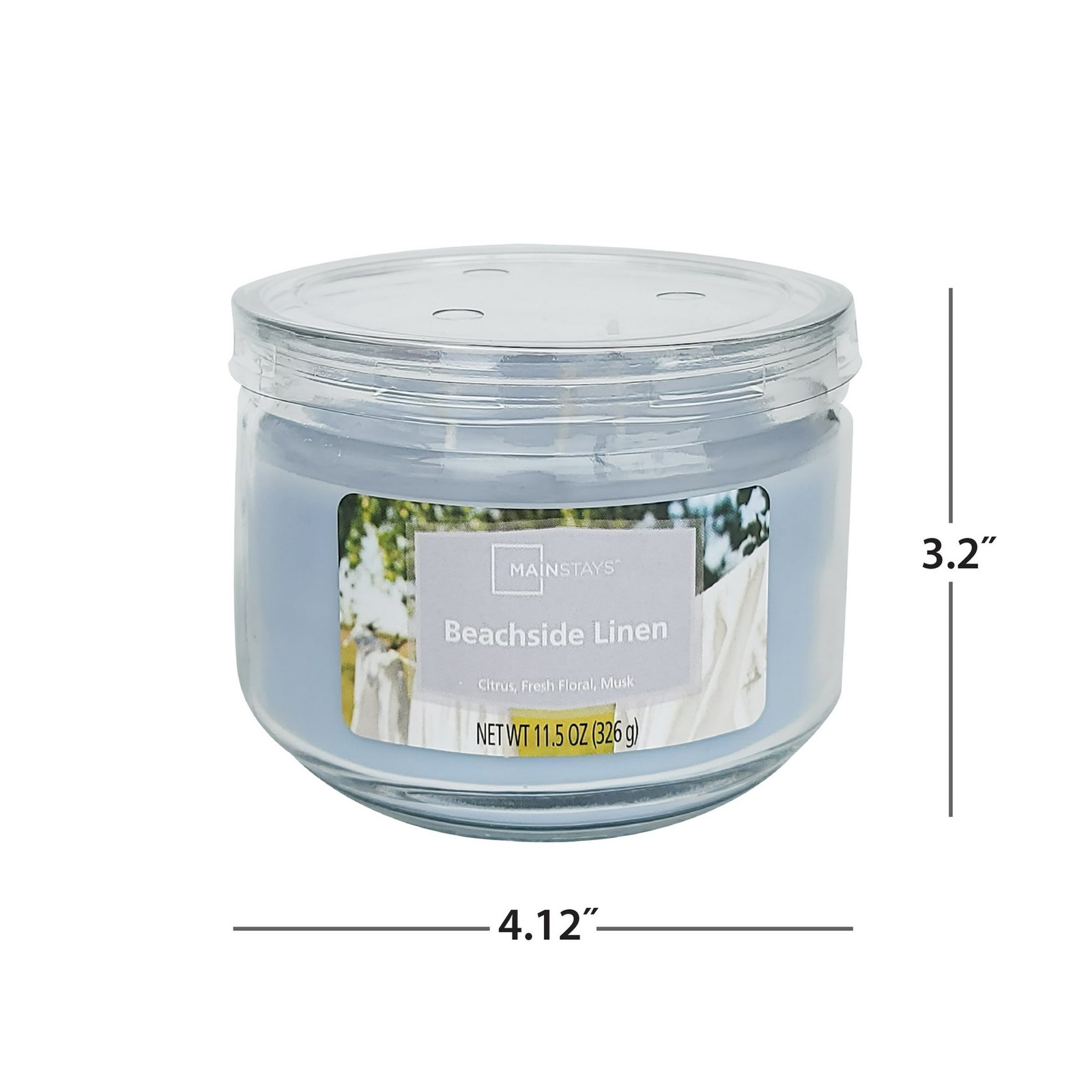 3 Pack Beachside Linen Scented 3-Wick Jar Candles 11.5oz FREE SHIP IN 2 DAYS….