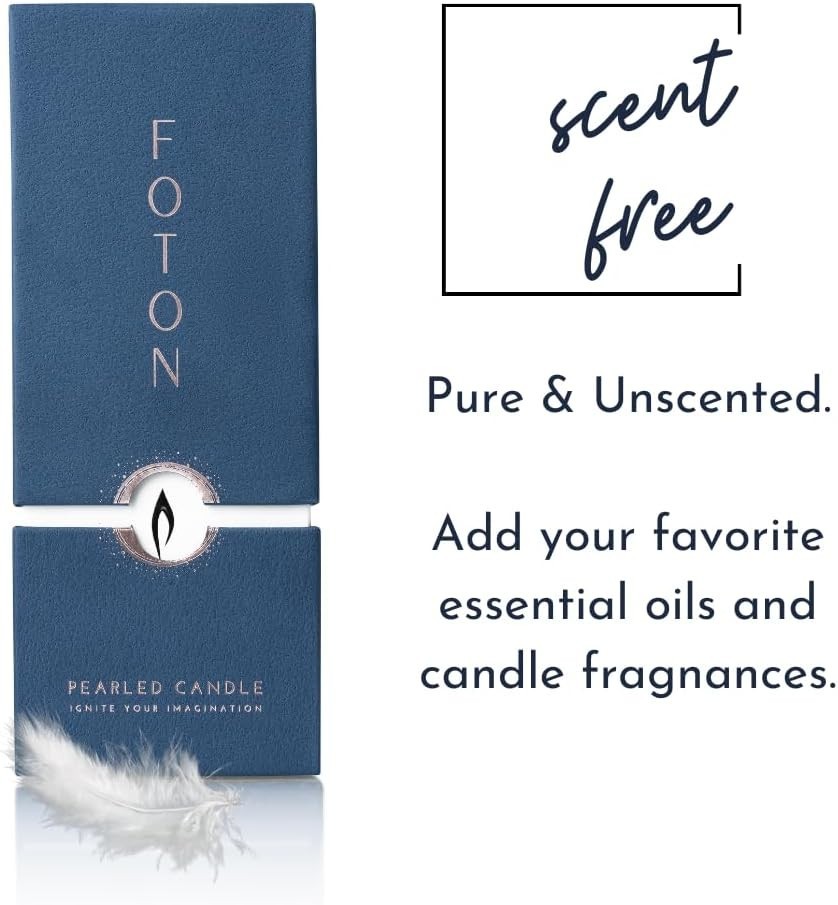 Foton 18oz Pearled Candle Kit Refillable Candle Sand w/ 30 Wicks – Unscented