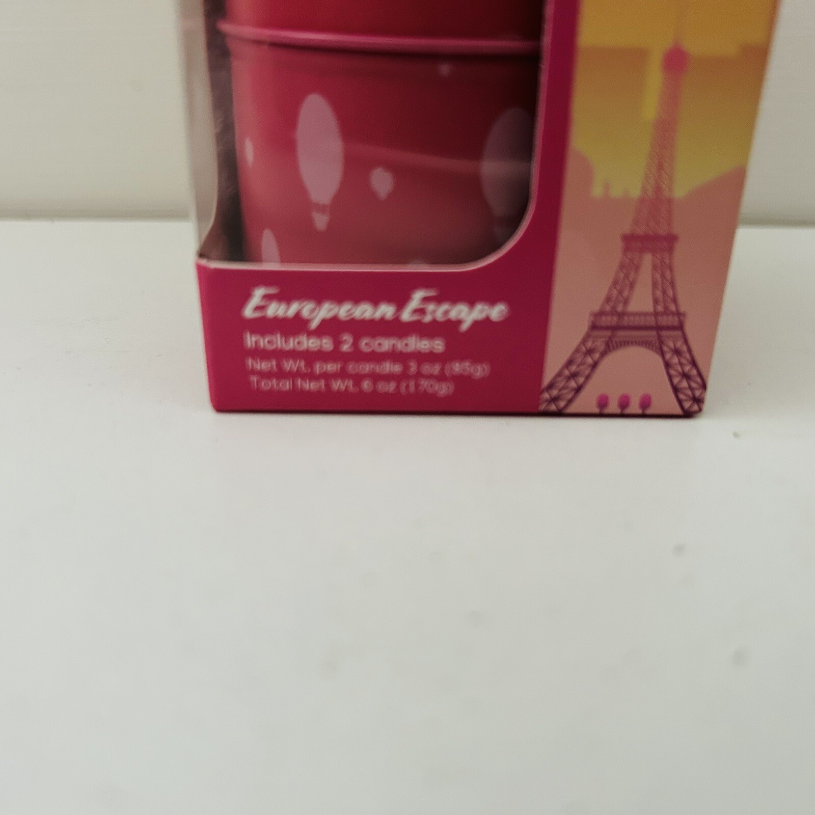 IFLY Smart Set of 2 European Escape 3oz Candles, Mini Size Mighty Scent NIB