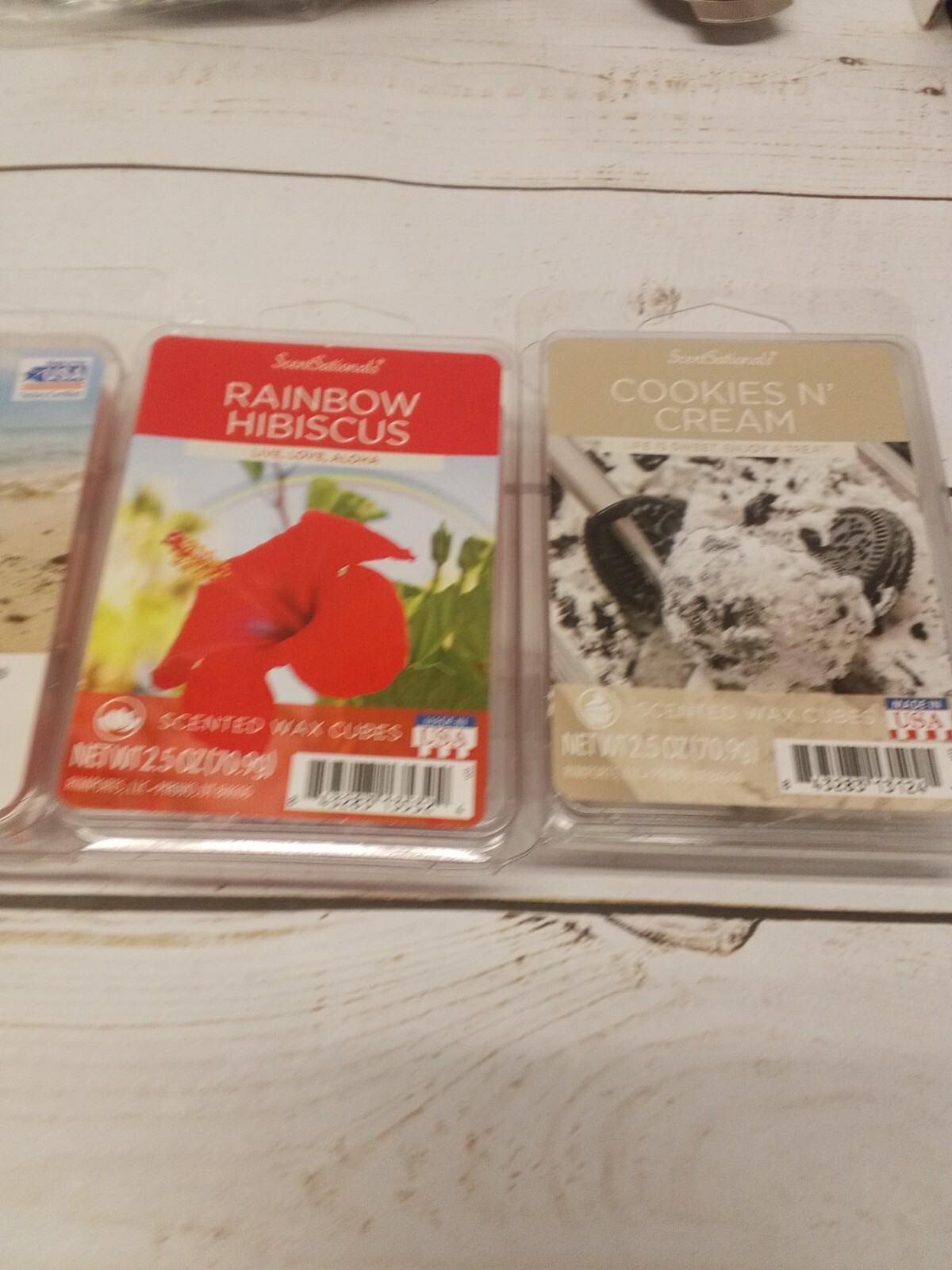 Lot of 6 Different Scented Candle Wax Melts a couple have been opened unused