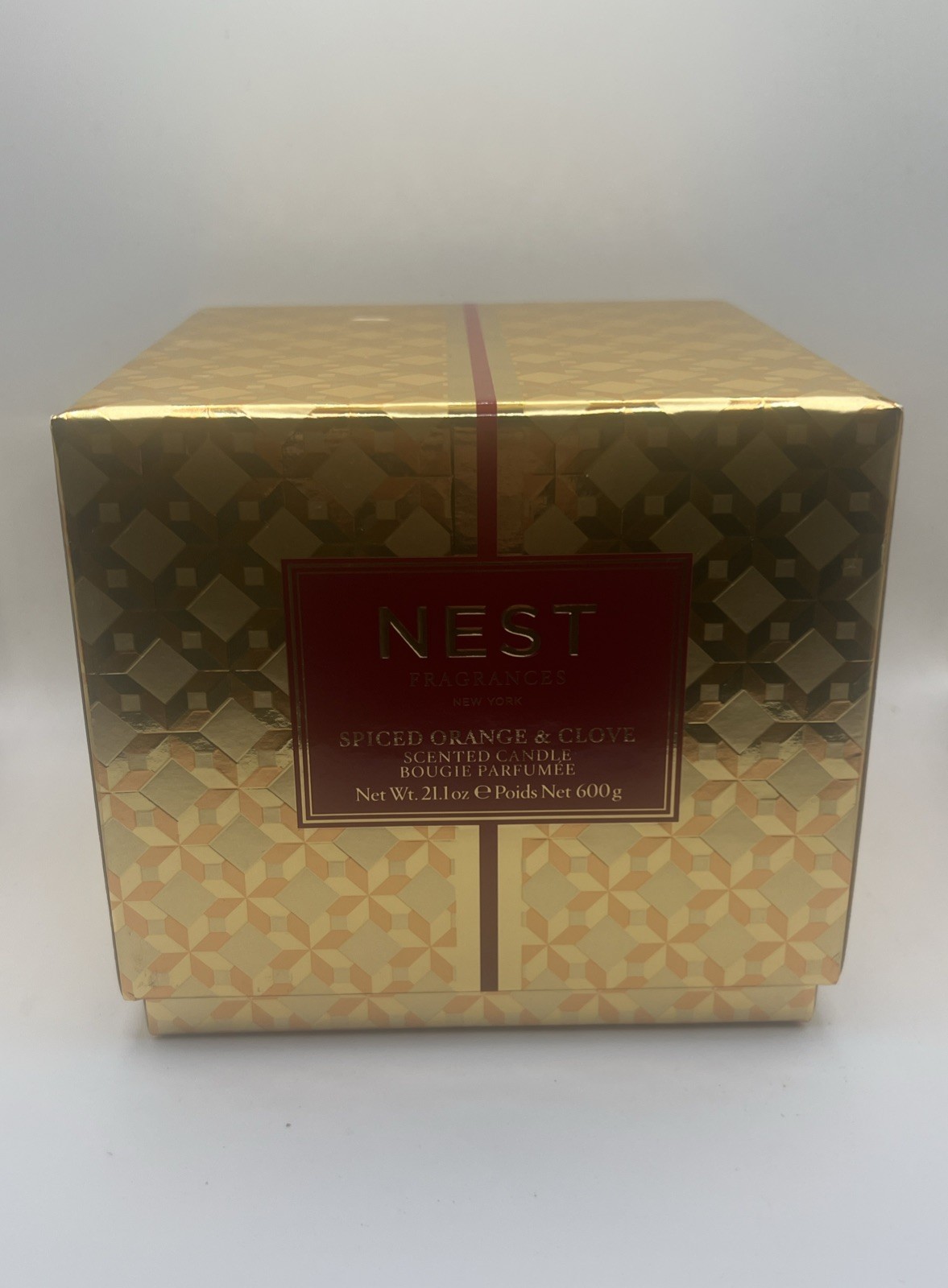 Nest New York,- Luxury Scented Candle – Spiced Orange & Clove – 21.1oz-600g