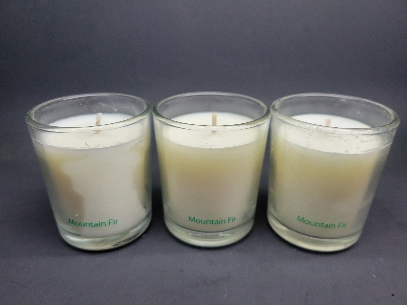 3 x Calvin Klein Jar Candle MOUNTAIN FIR Scented Mini Travel Size 1.9oz each