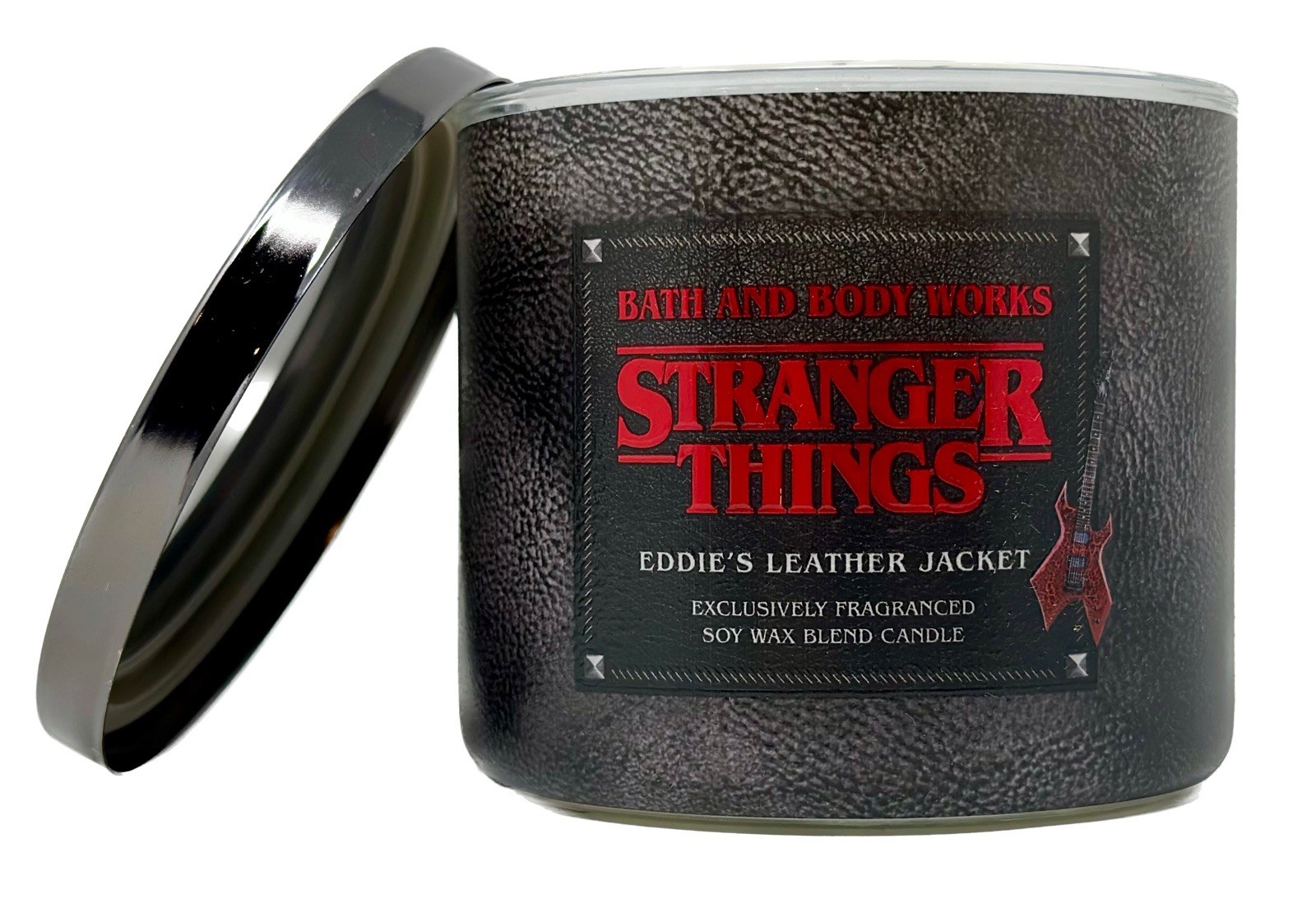 Bath & Body Works Stranger Things Eddie Leather Jacket Candle 22oz 3-wick