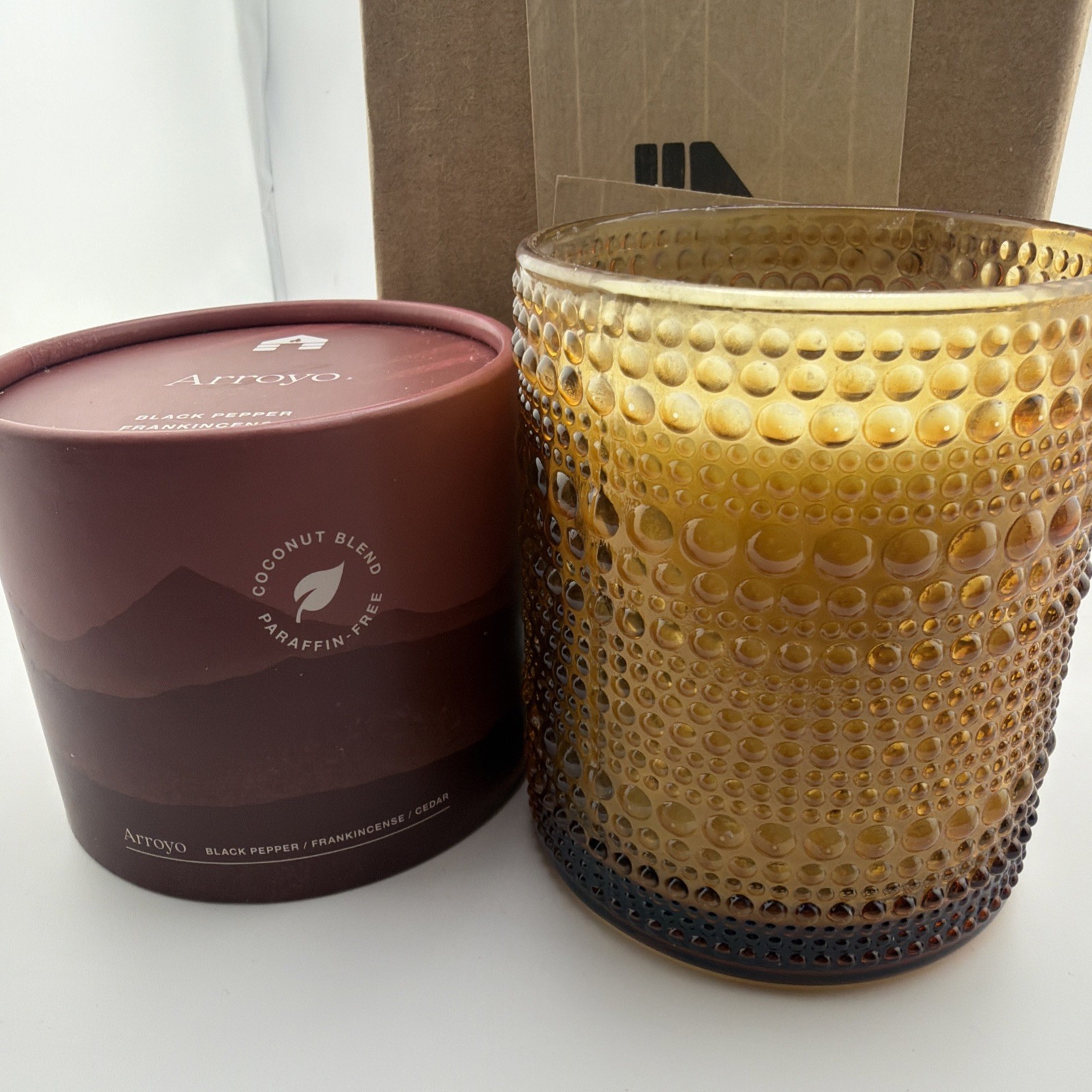 Bluecorn Aromática Scented Candle, Arroyo Fragrance 55 Hour Burn Time