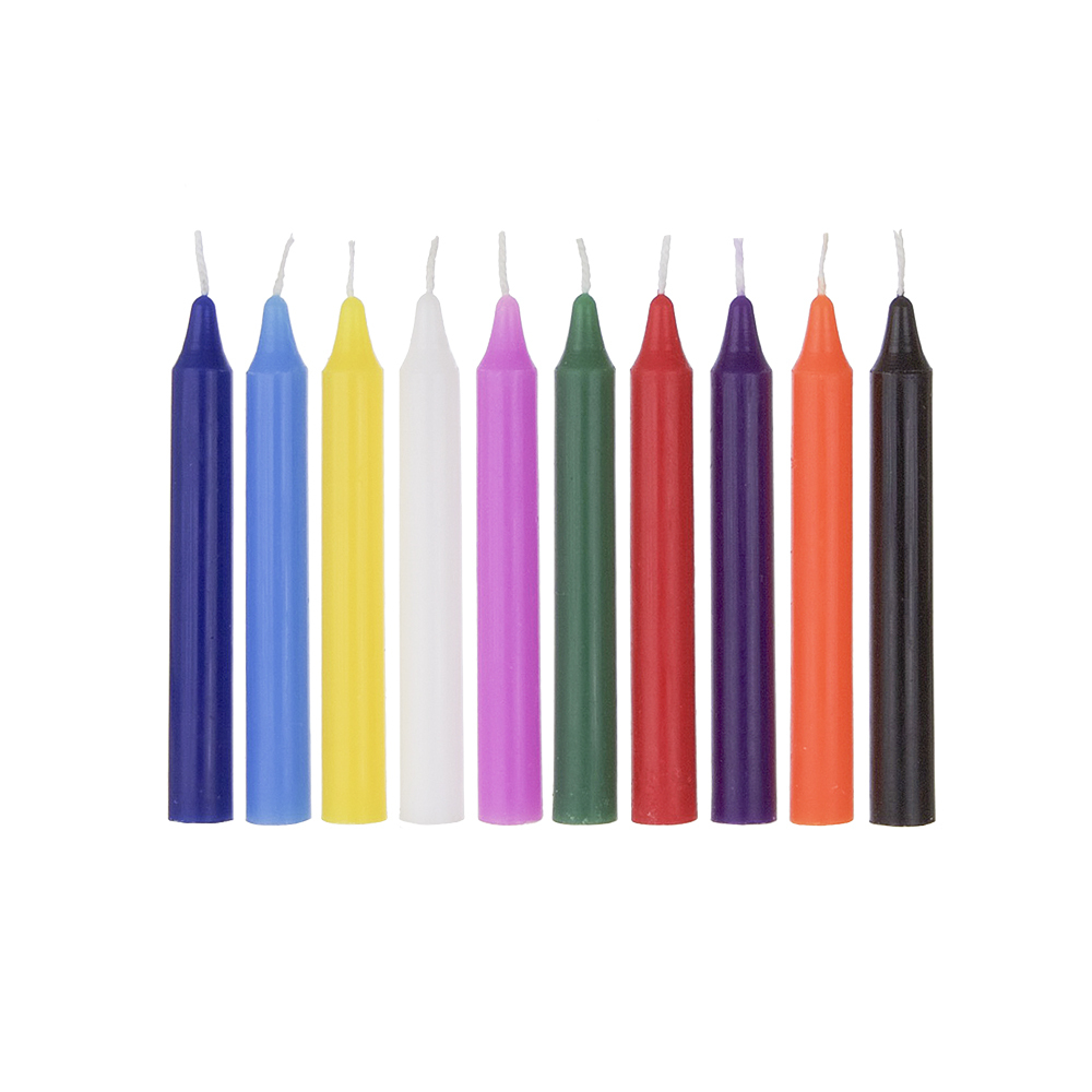 Mega Candles – Unscented 4″ Chime / Spell Taper Candles, Set of 40 CGA086