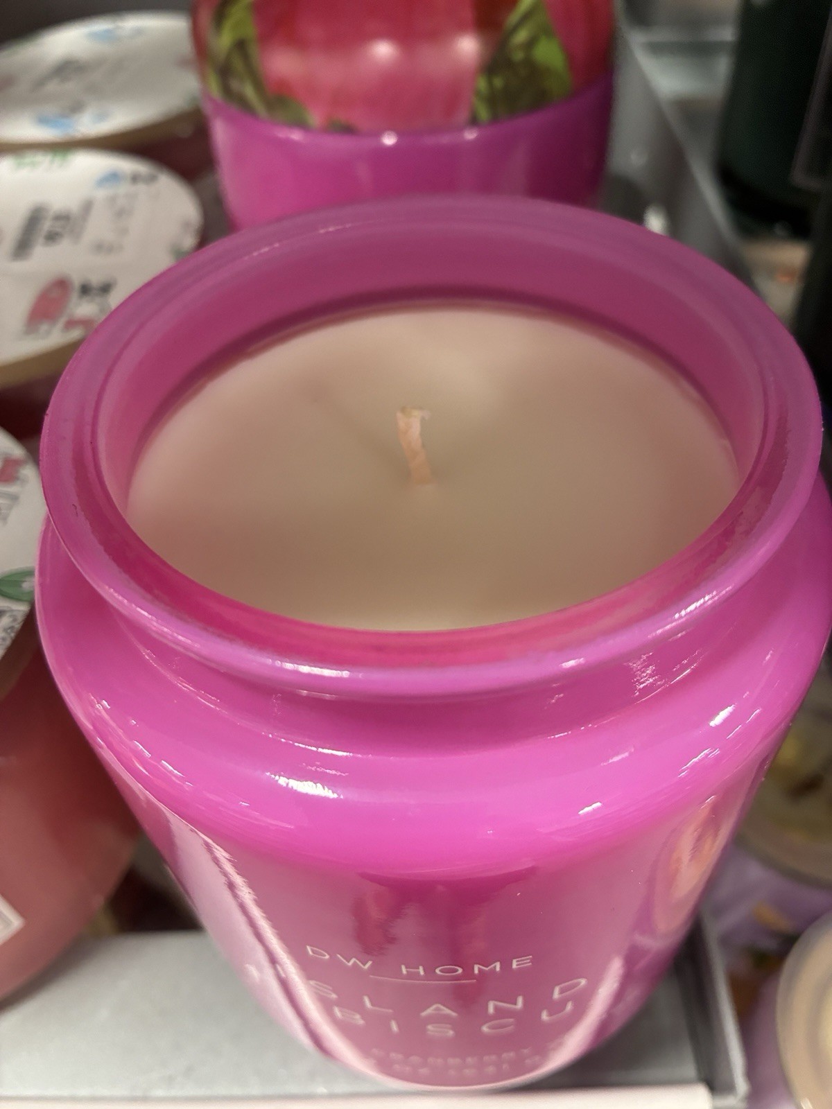 DW HOME Island Hibiscus CANDLE 22.3OZ NEW 1 wick Blossom Cranberry Lemon