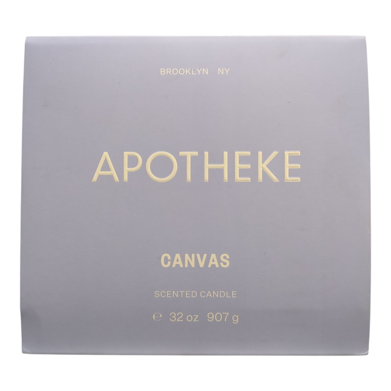 Apotheke 3-Wick Premium Soy-Wax Blend Scented Candle, 32oz (Canvas)