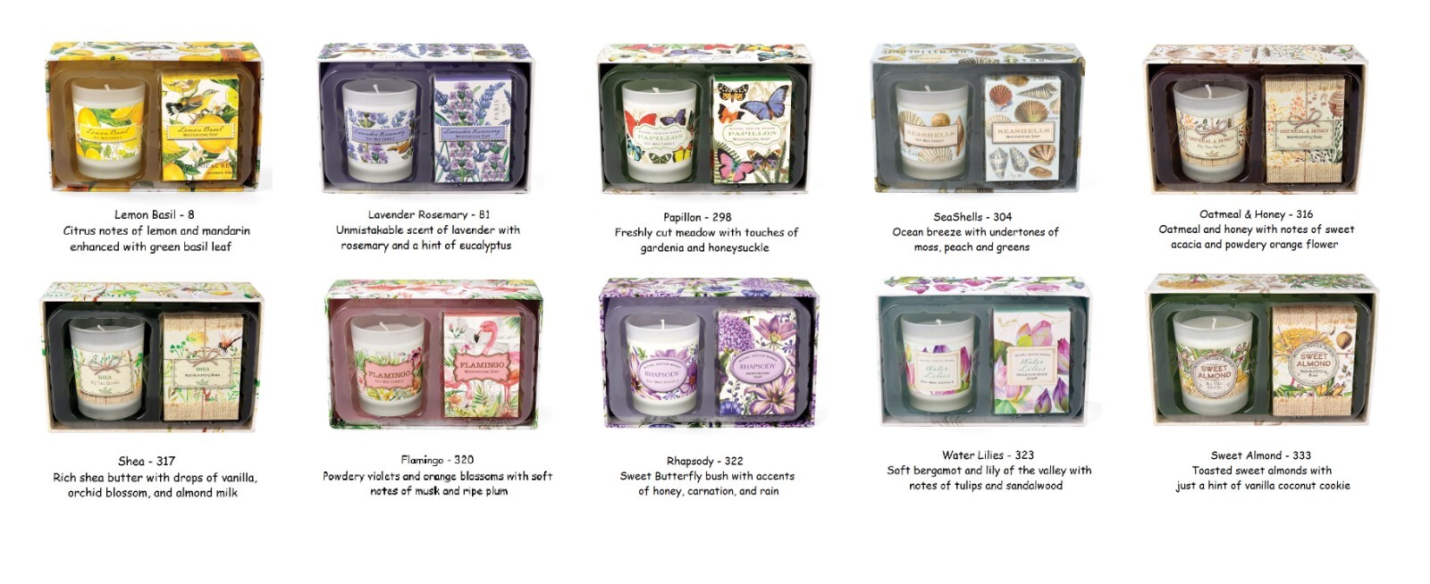 Michel Design Works Candle & Soap Gift Set