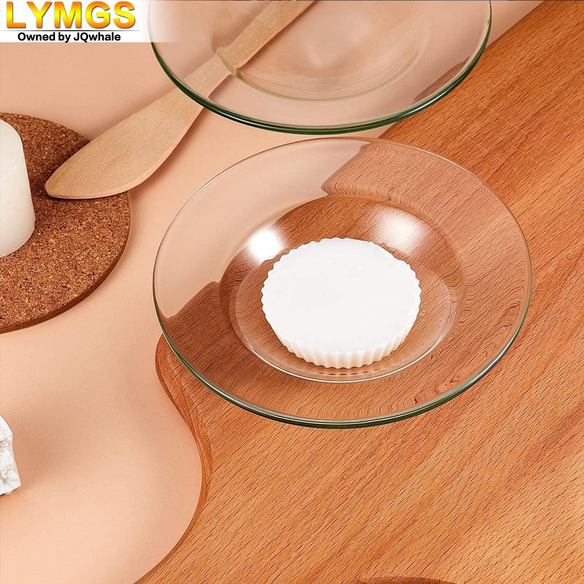 4.5″ Replacement Oil Warmer Dish, 115mm Wax Melt Warmer Liner Round Glass