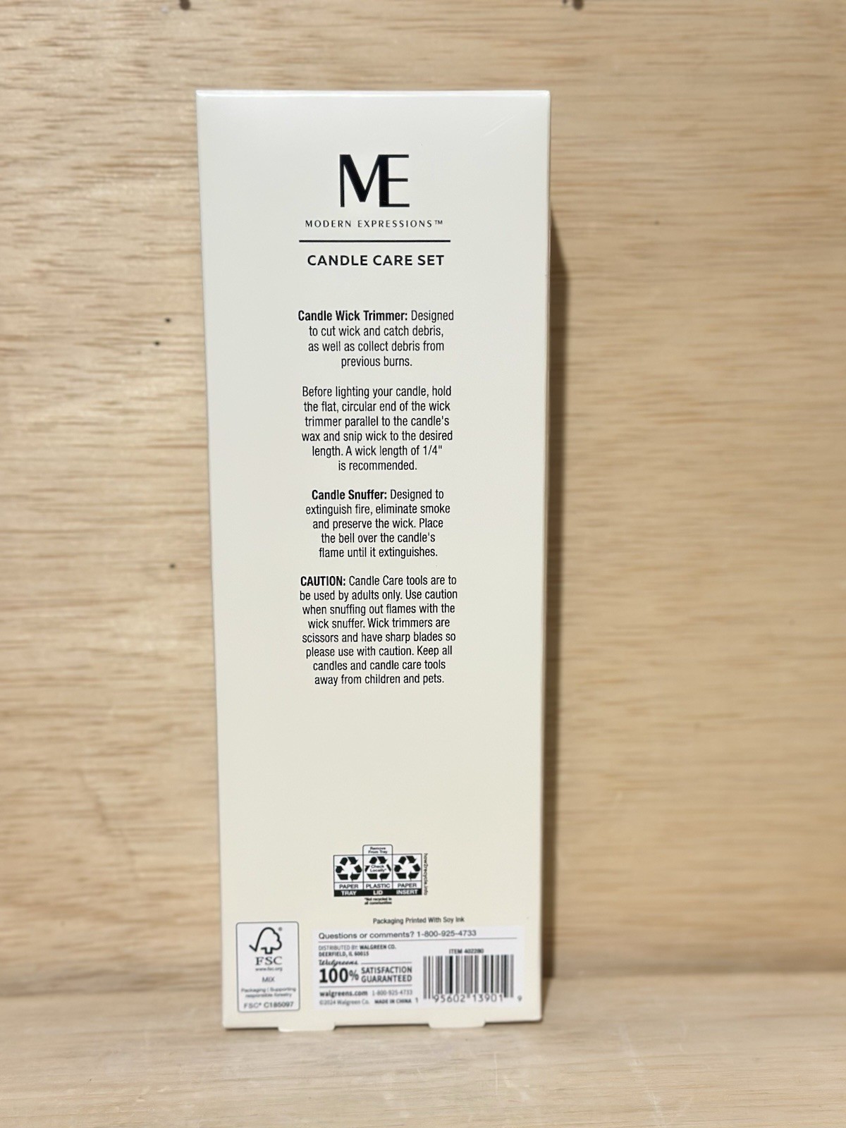 Black-Modern Expressions Candle Care Set