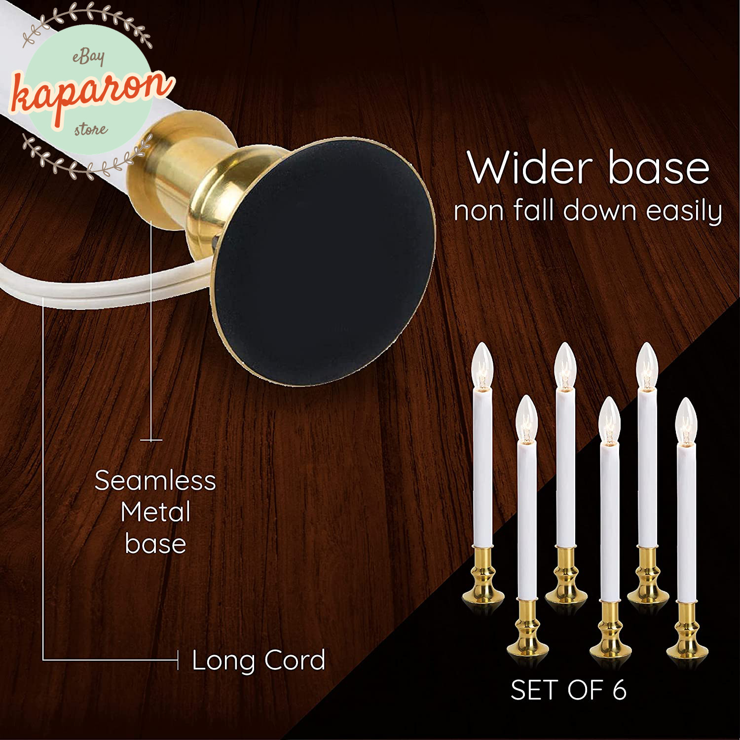 Electric Window Candle Light Glass Bulb Dusk To Dawn Sensor Lights Home Decor 6