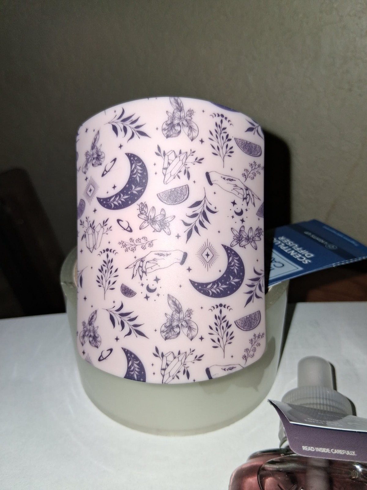 3 Yankee Candle Mystical Tarot Card ScentPlug Refills W/Matching Diffuser NEW