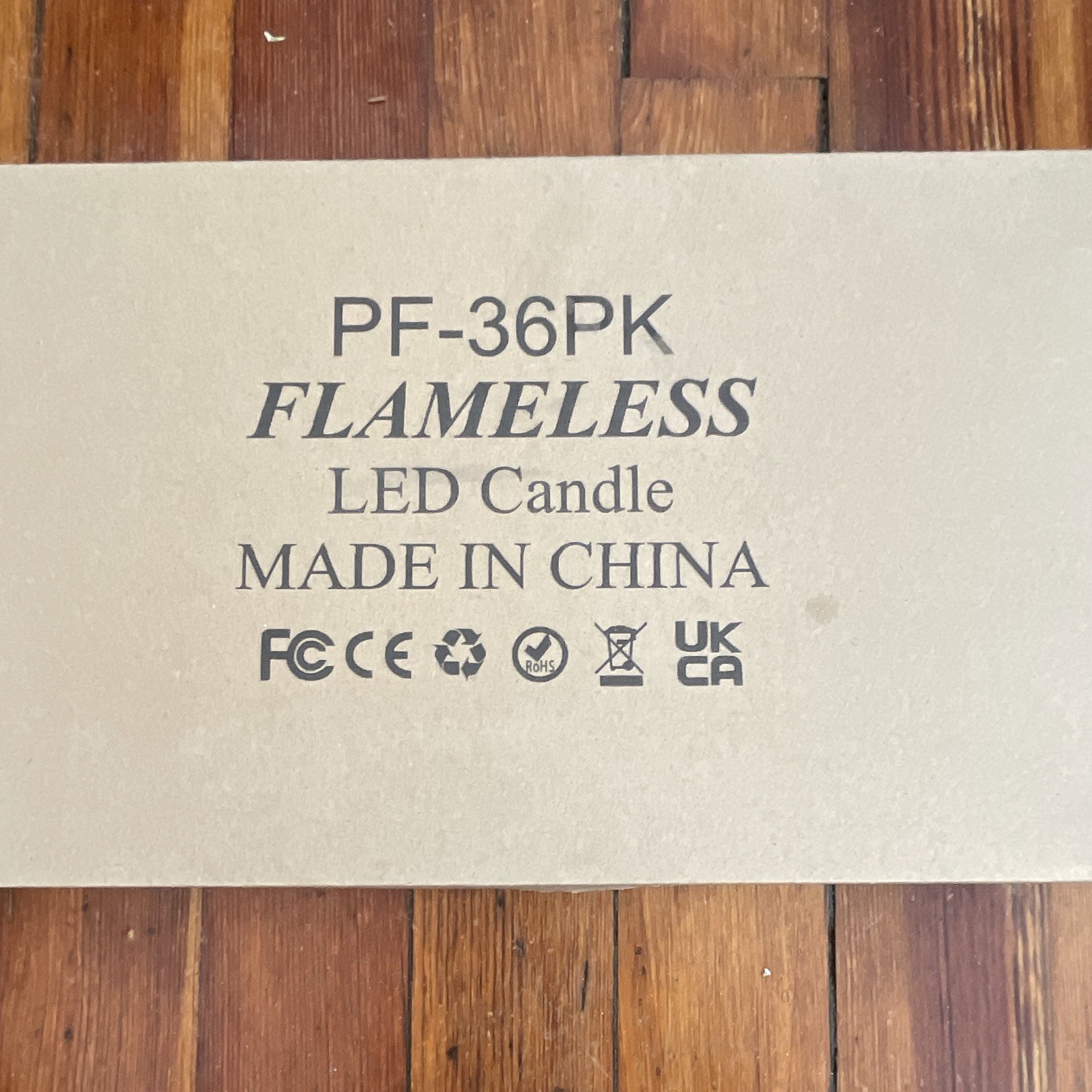 PF-36PK Floating Flameless LED Candles, White Mini Round, 36 Pack CR2032