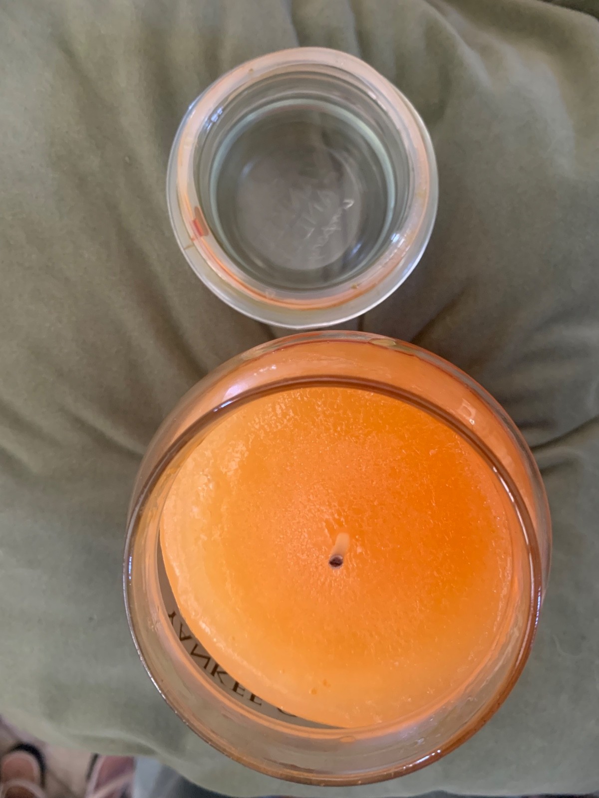 Retired Yankee Candle Orange Dreamsicle Large Jar 22oz Classic Label One Wick