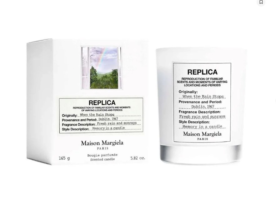 Maison Margiela Replica When The Rain Stops Scented Candle – New In Sealed Box
