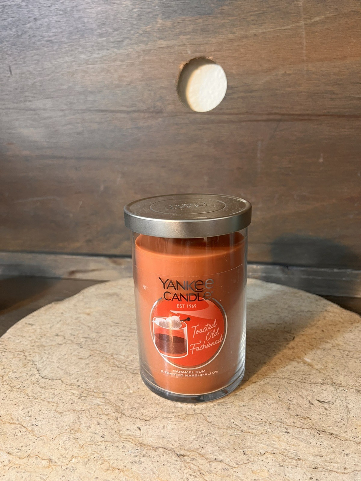 New! Yankee Candle Large Tumbler “Toasted Old Fashioned” 2 Wick 20oz