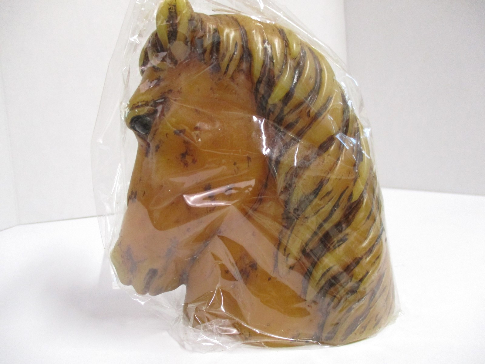 Horse Head Shape Figure Wax Candle 5.03″ X 2.67″ X 5.5″ New