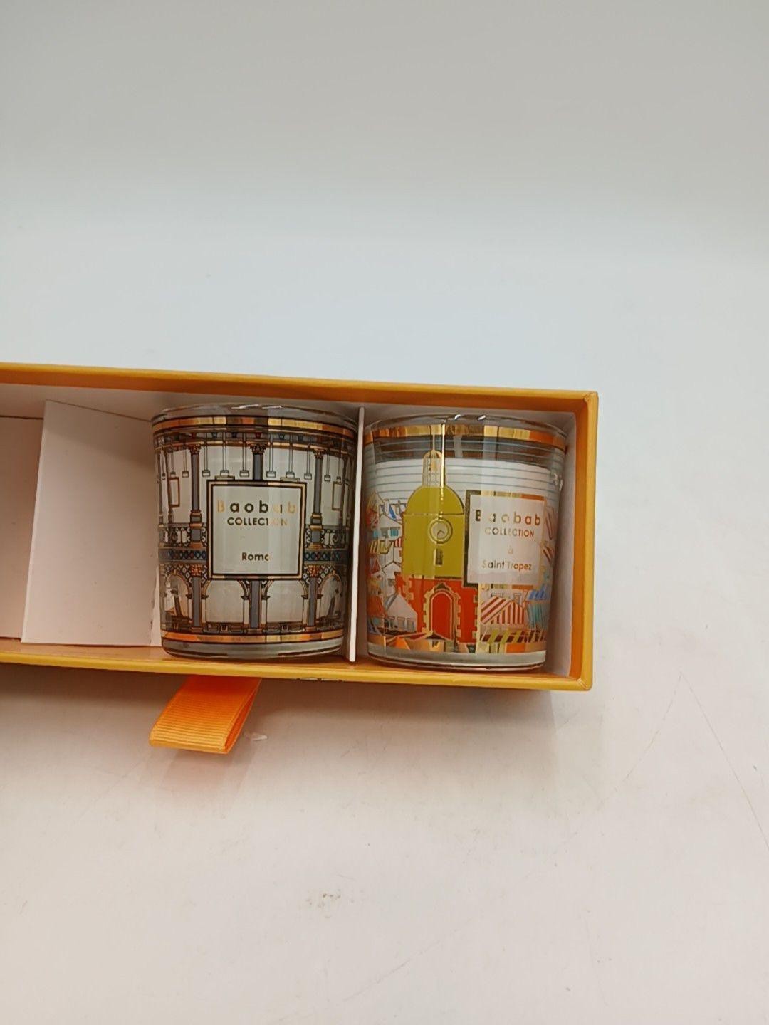 Baobab Collection Rome St Tropez Jar Scented Candles Set of 2 Small Multicolor