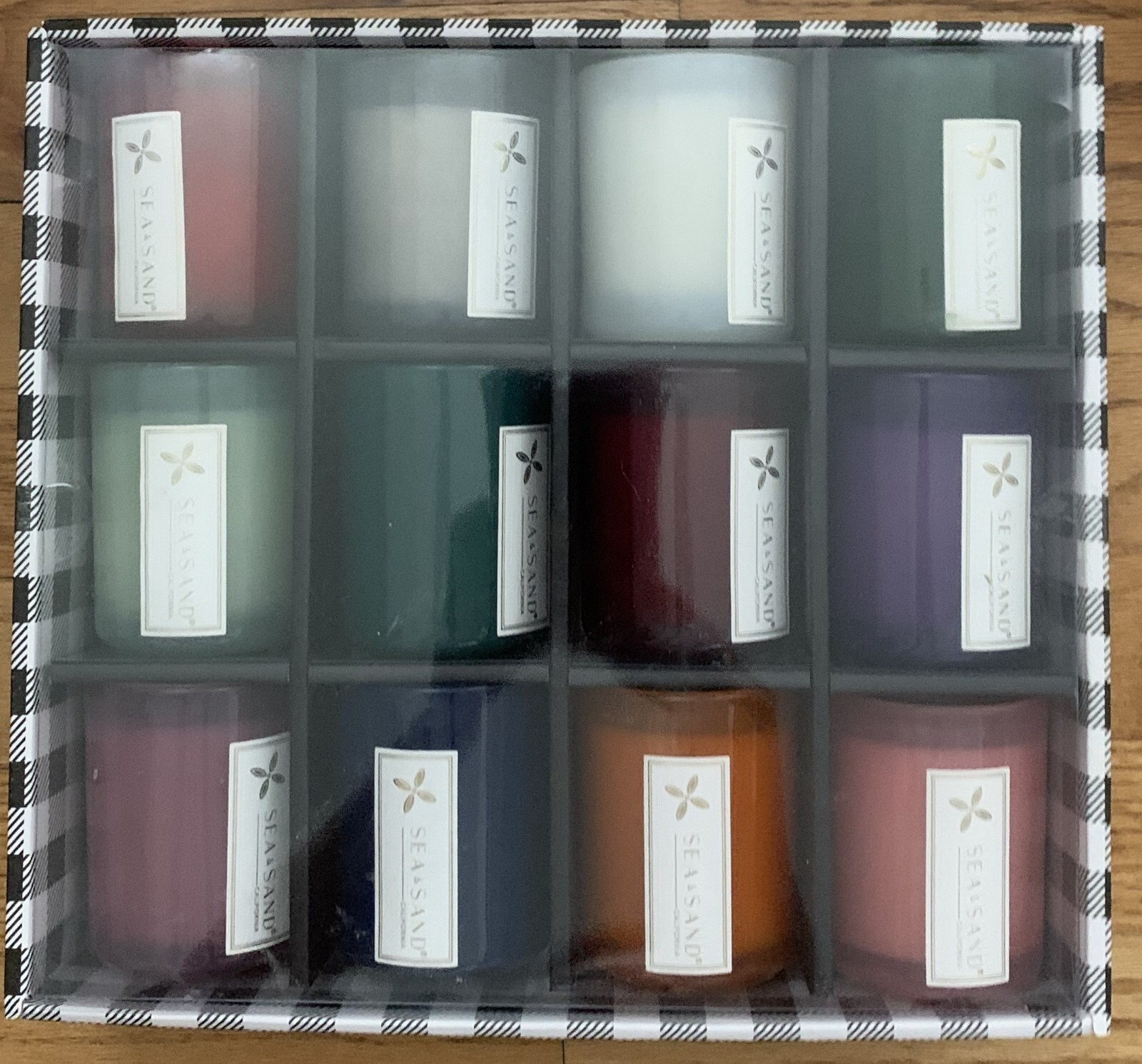 Sea & Sand 4 oz Scented Votive Candles, Set of 12