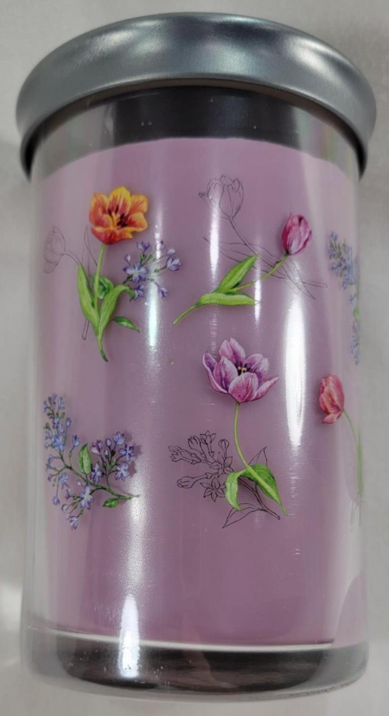 Yankee Candle RAINBOW BLOSSOMS Large 2-Wick Signature Tumbler Jar Pink 20 oz Wax