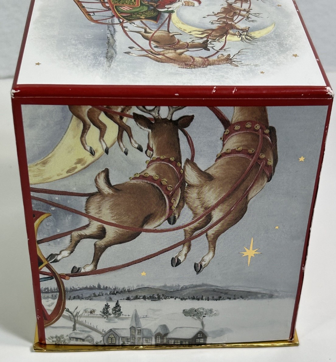 NEW VINTAGE Pottery Barn SNOW CURRANT 6.8 oz Scented Candle Original Box – B4