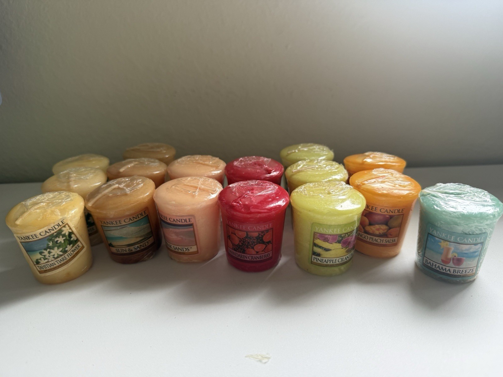 Lot of 16 Assorted Yankee Candle Votives 1.75oz Discontinued Retired Vintage