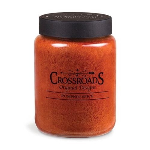 NEW Primitive JAR CANDLE PUMPKIN SPICE 26 oz Halloween FALL Farmhouse USA