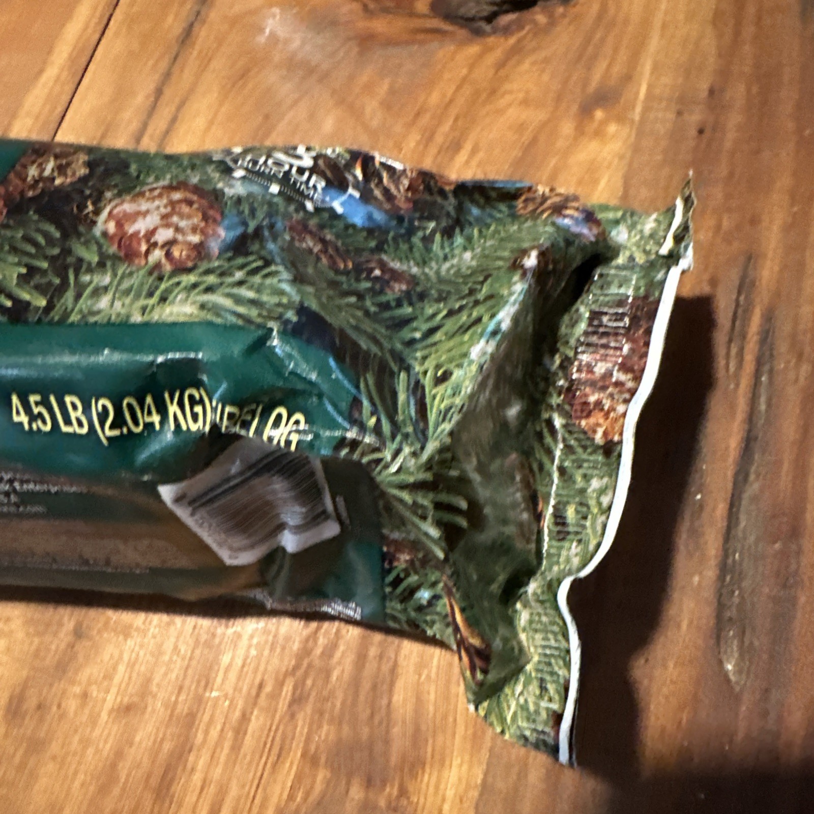 🌲Yankee Candle Balsam And Cedar Scented Fire Log Pine Mountain Fireplace 3 Hour