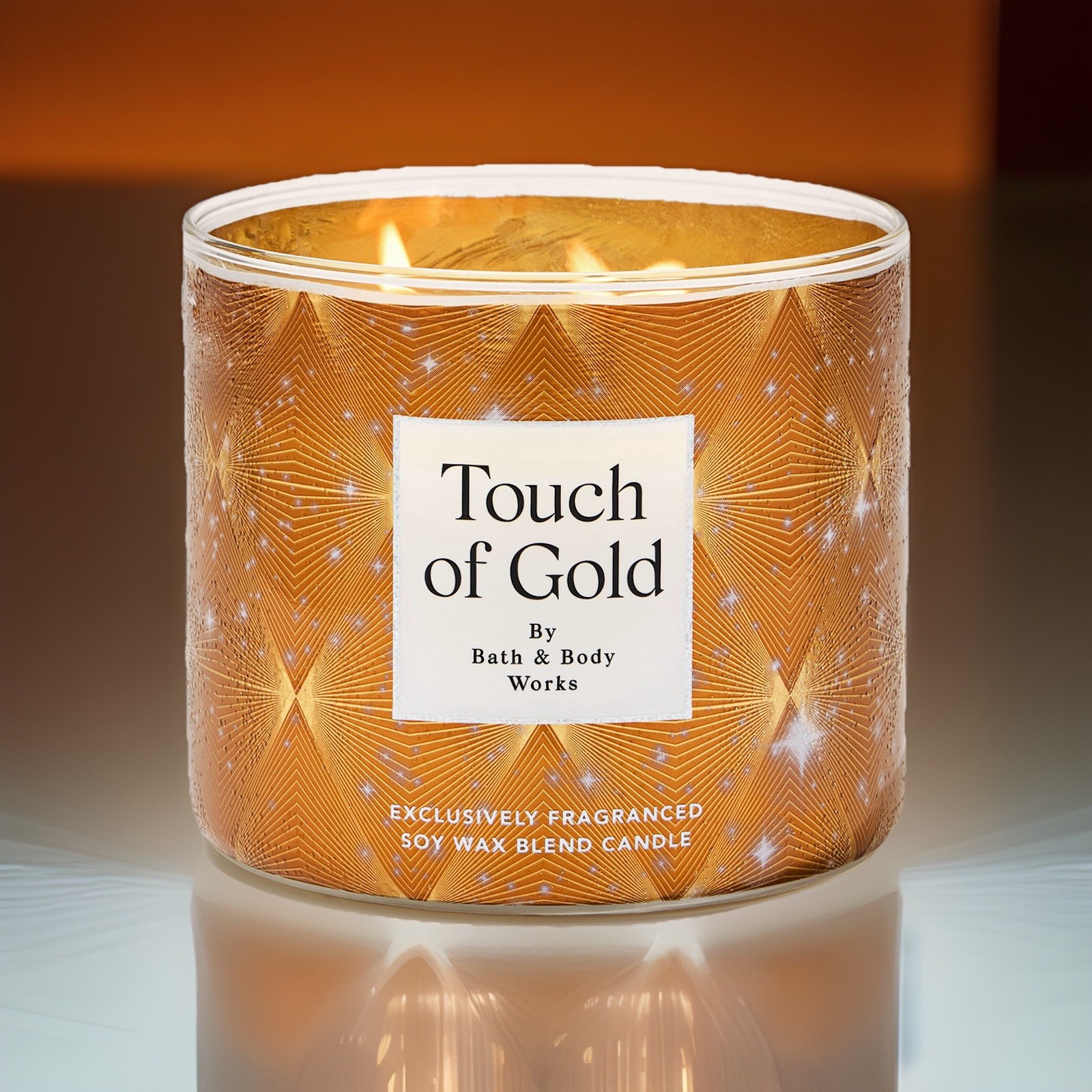 Bath & Body Works 3-Wick Candle- Touch Of Gold (14.5 oz)