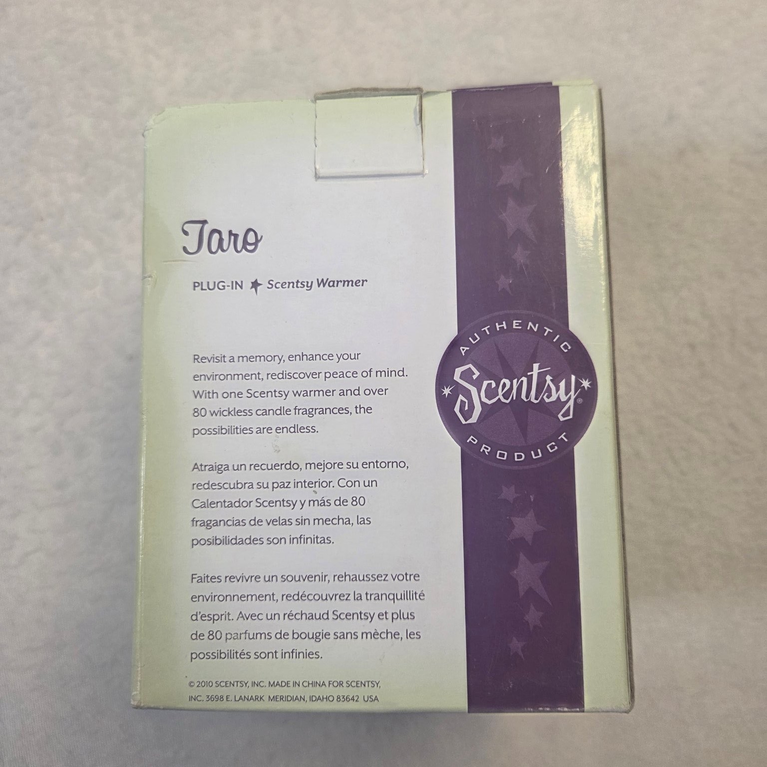 Scentsy Taro Plug-In Scentsy Warmer 15-Watt Bulb Included sc2