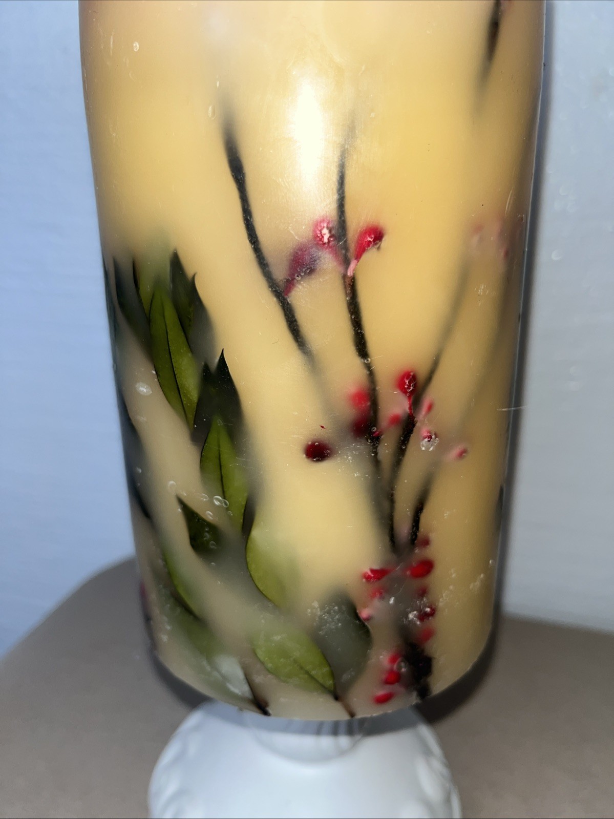 Pottery Barn Mulled Spice Botanical Candle 6×4 Pillar Holiday Scent And Look