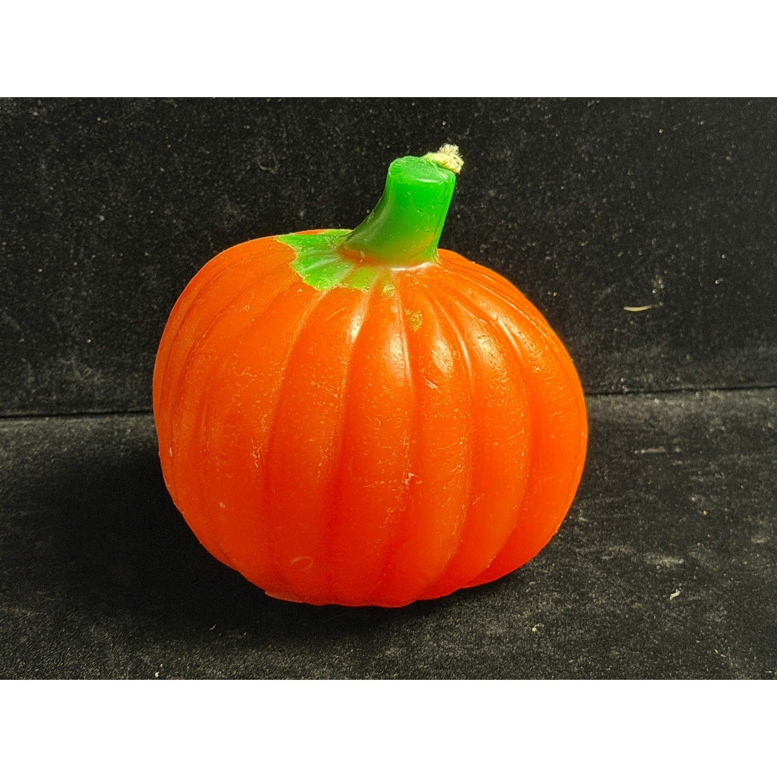 Vintage Halloween Pumpkin and Witch Candle Set: Retro Fall Decor, Orange 2 Piece