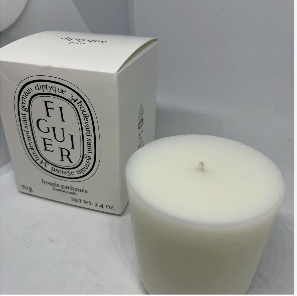 Diptyque Figuier Scented Candle 2.4oz *Wax Only *