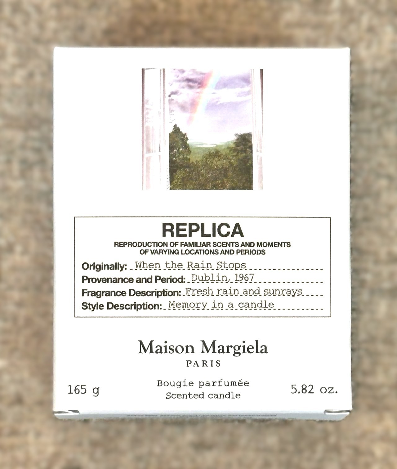 Maison Margiela Replica When The Rain Stops Scented Candle – New In Sealed Box