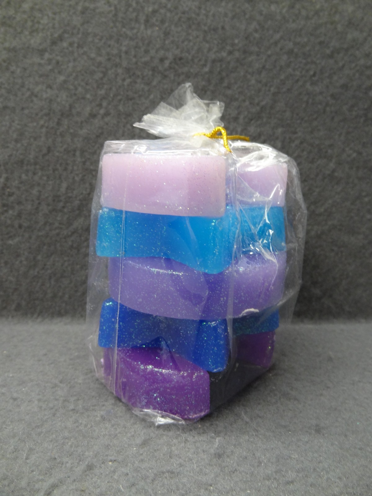 NEW Pillar 3.5″ Y2K Moon & Stars Glitter Candle 1999 Single Wick Stack Clarie’s
