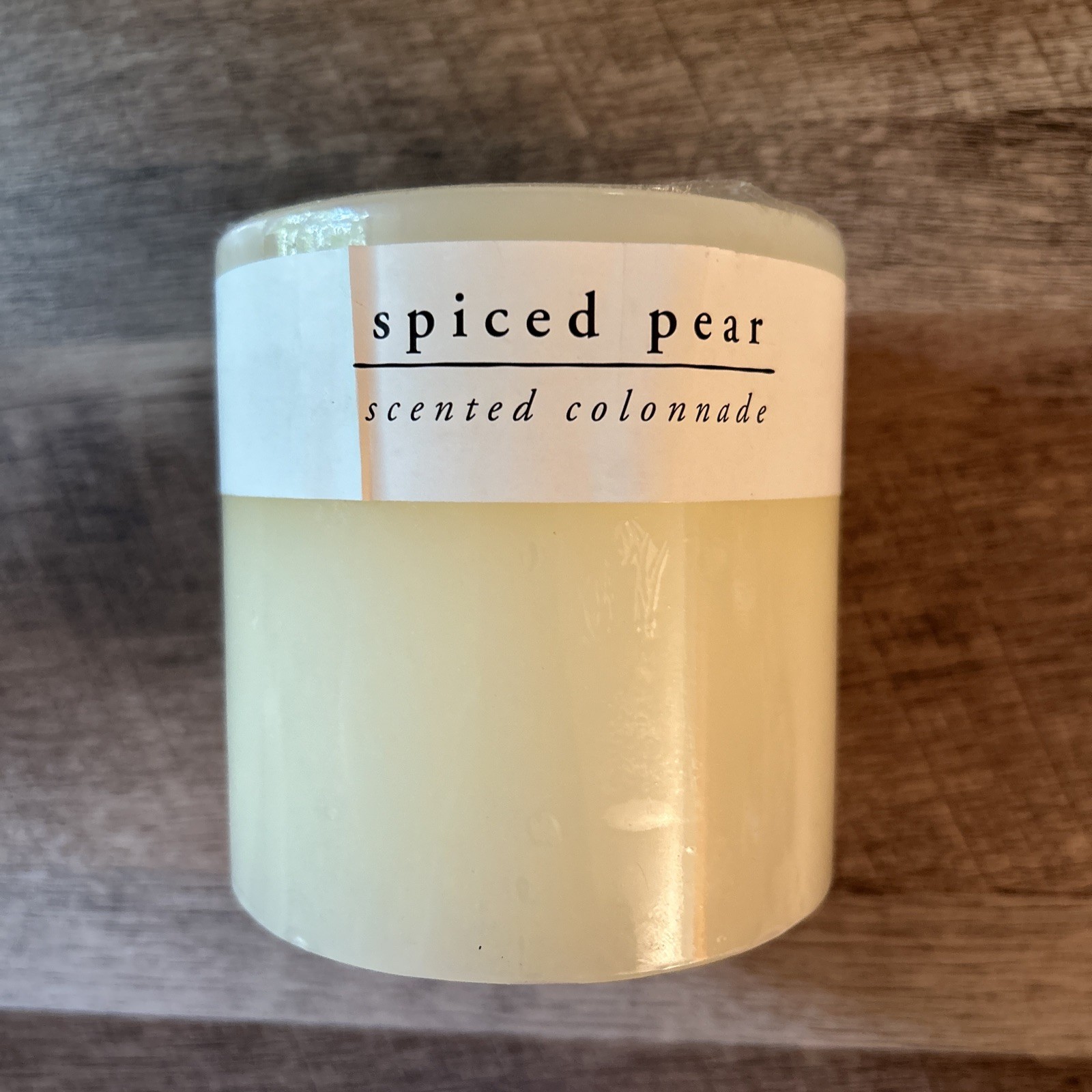 Pier 1 Imports Spiced Pear Candle Retired Scent New Single Wick Colonnade 4 inch