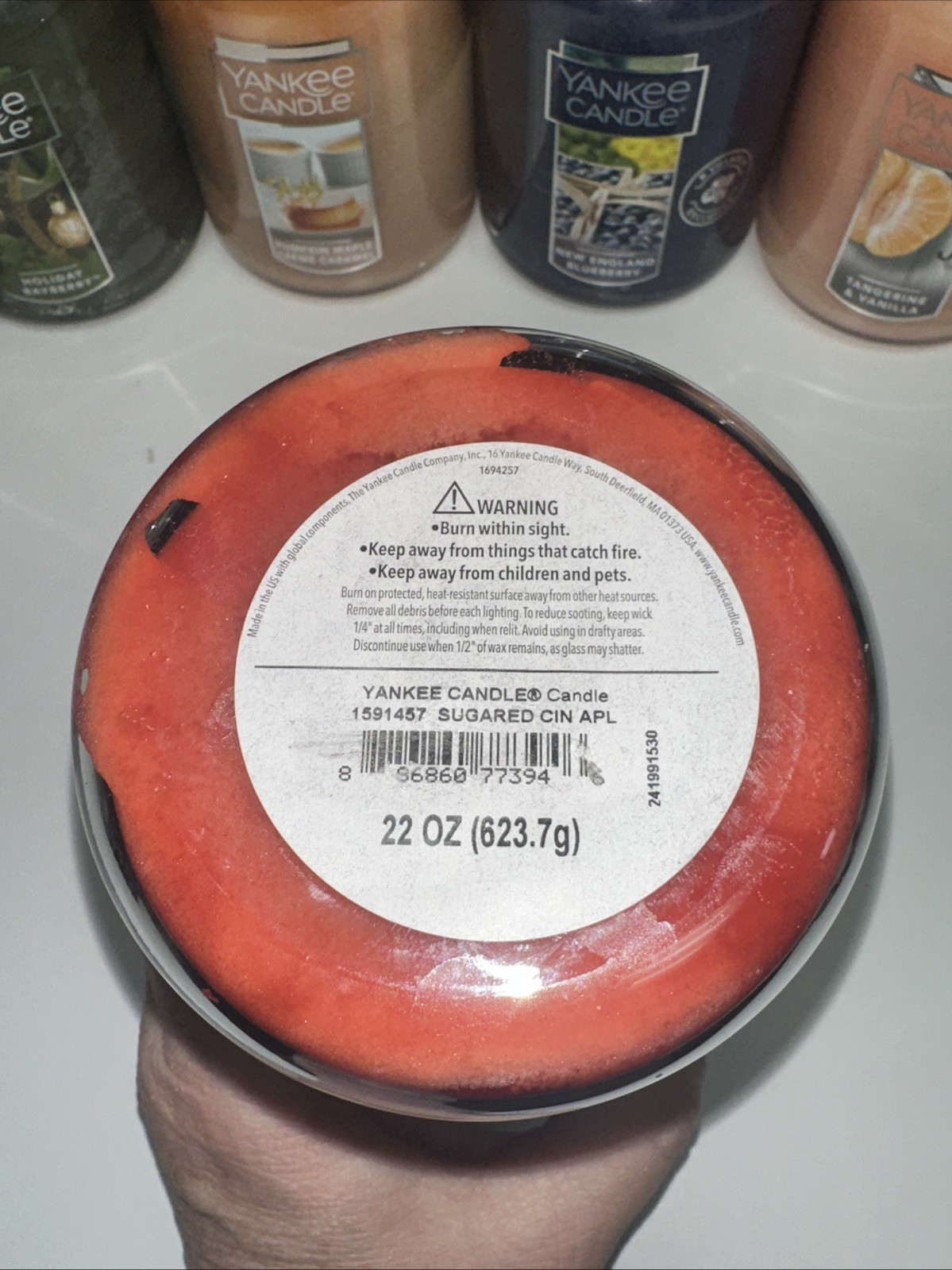 YOU PICK 2-NEW-Yankee Candles Large Jar 22oz-BAYBERRY,BLUEBERRY,PUMPKIN, MORE!