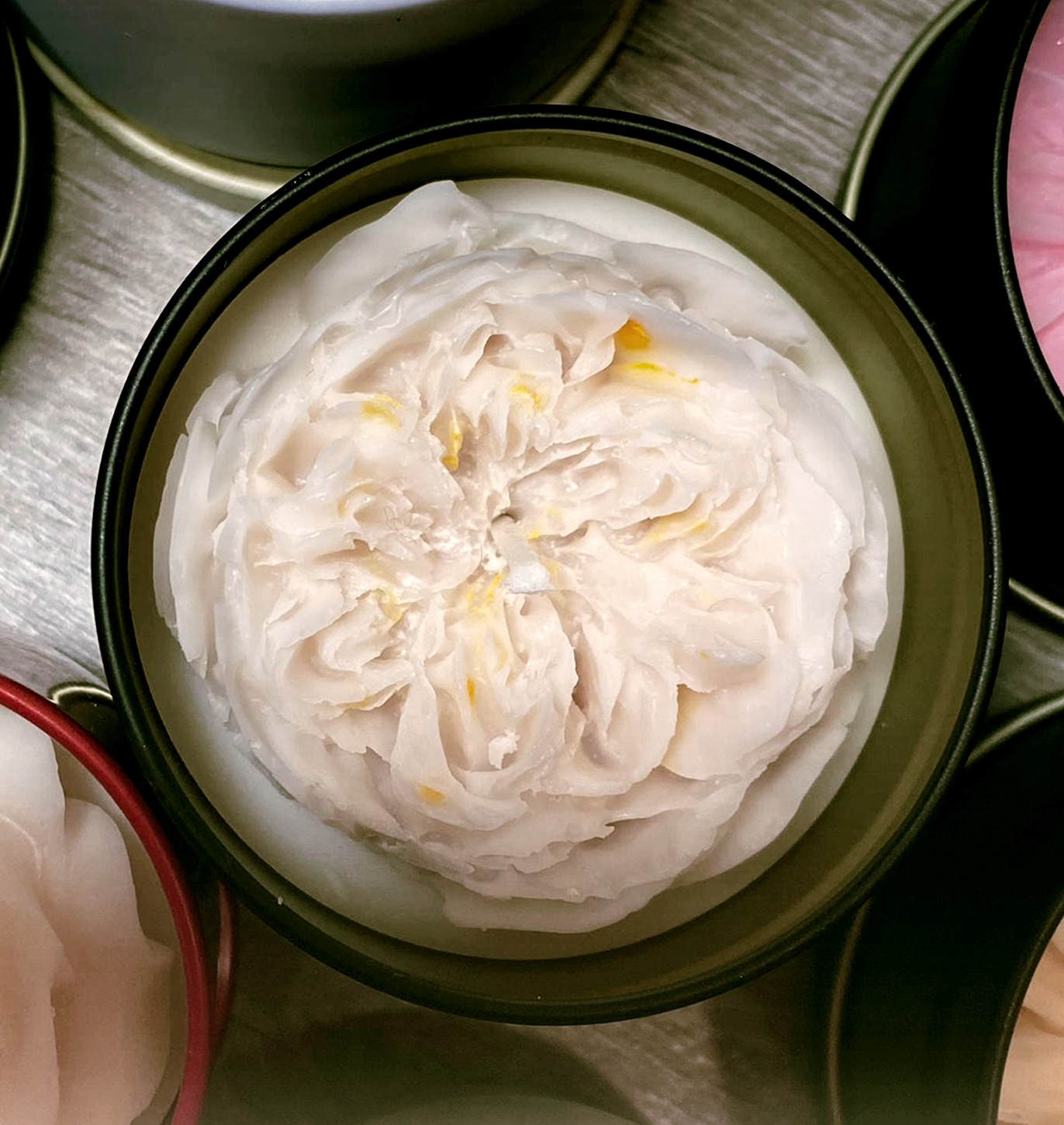 Handmade Flower Candles Made From Soywax In 4oz & 2oz Tins – Lightly Scented