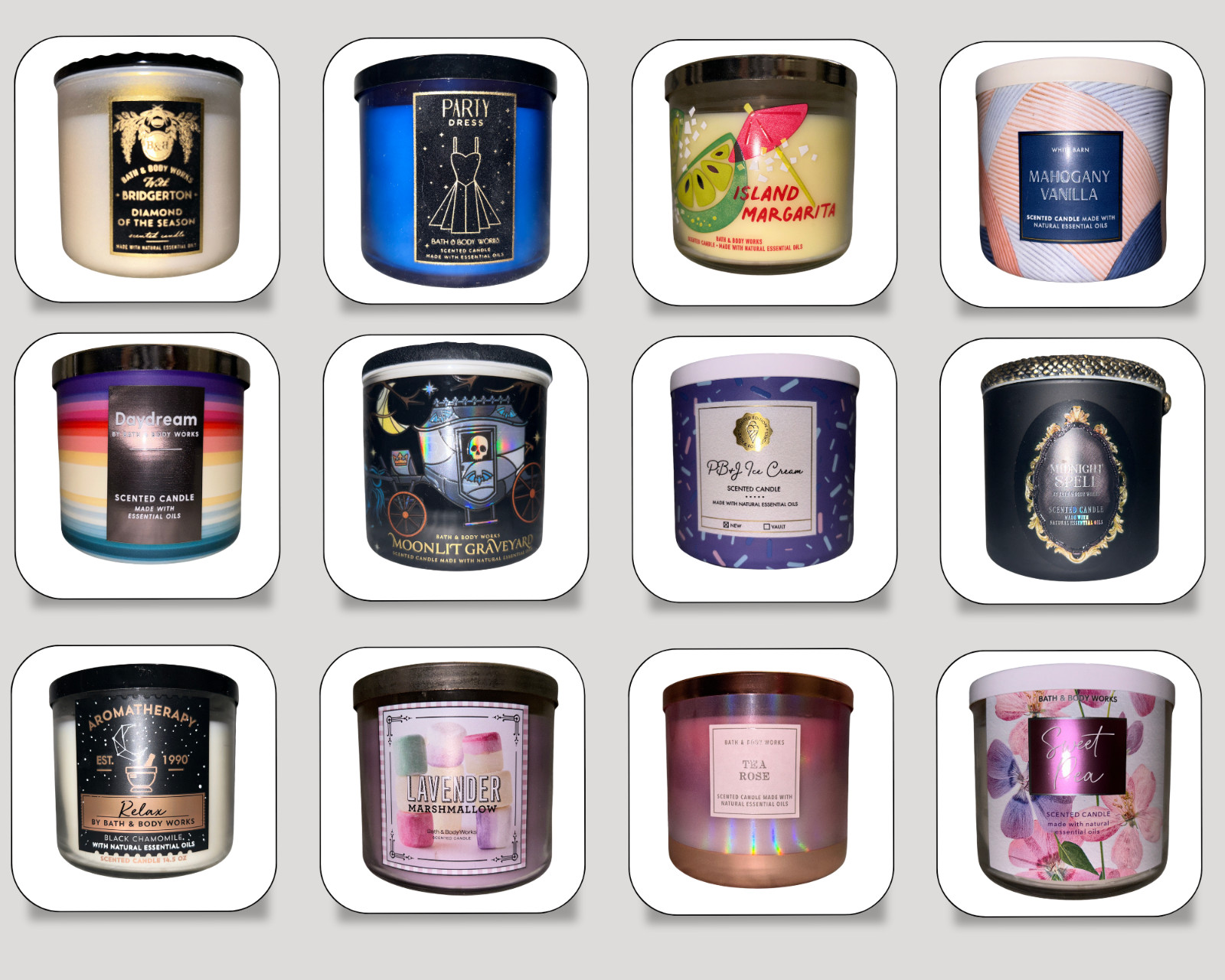 Bath and Body Works 3 Wick Candles 200+ Scents to Choose from ~Fast Shipping~