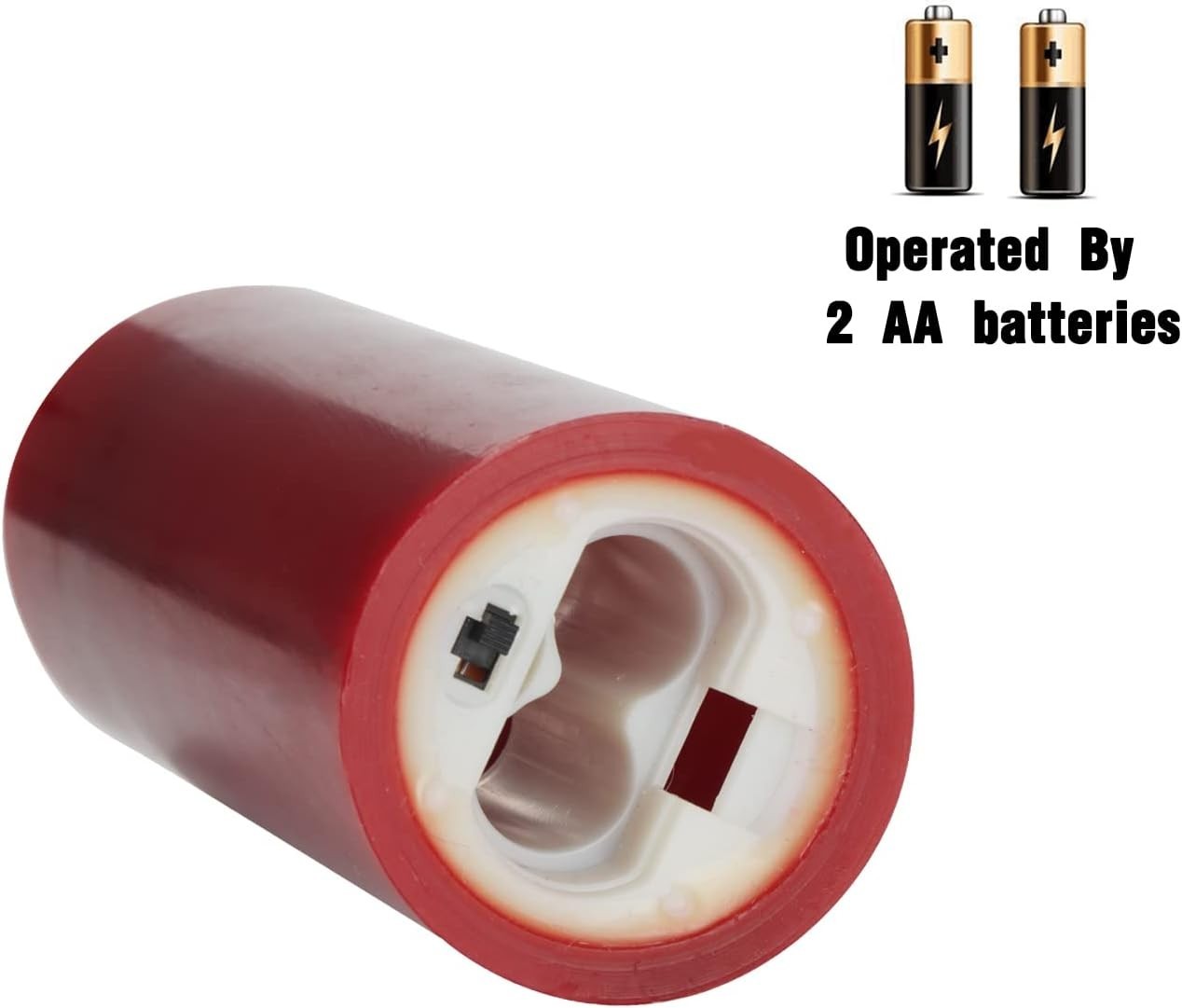 Cordless 9-Piece Burgundy LED Candle Collection – Remote Controlled Safety