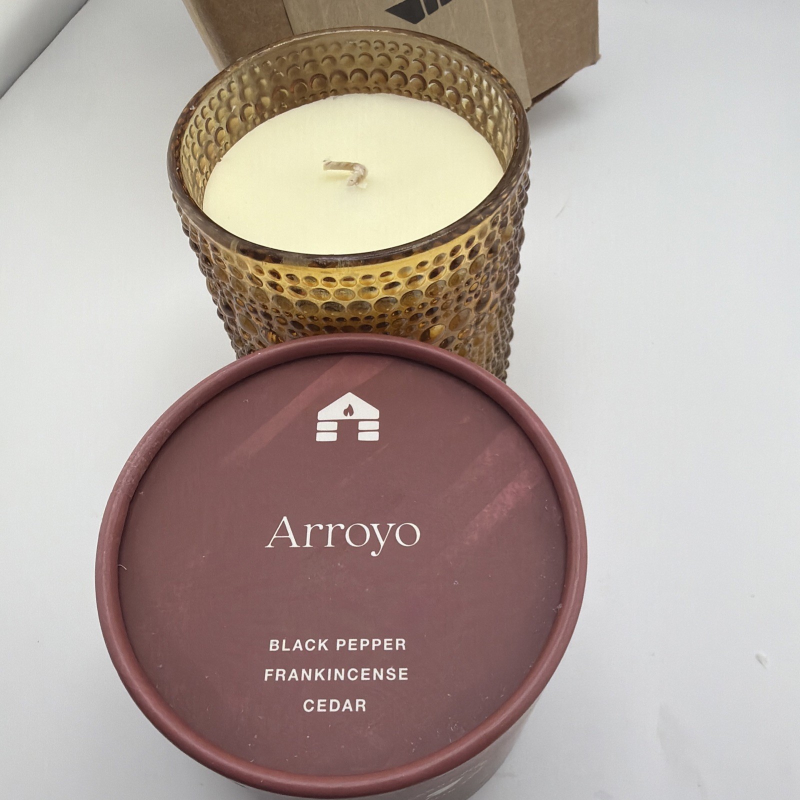 Bluecorn Aromática Scented Candle, Arroyo Fragrance 55 Hour Burn Time