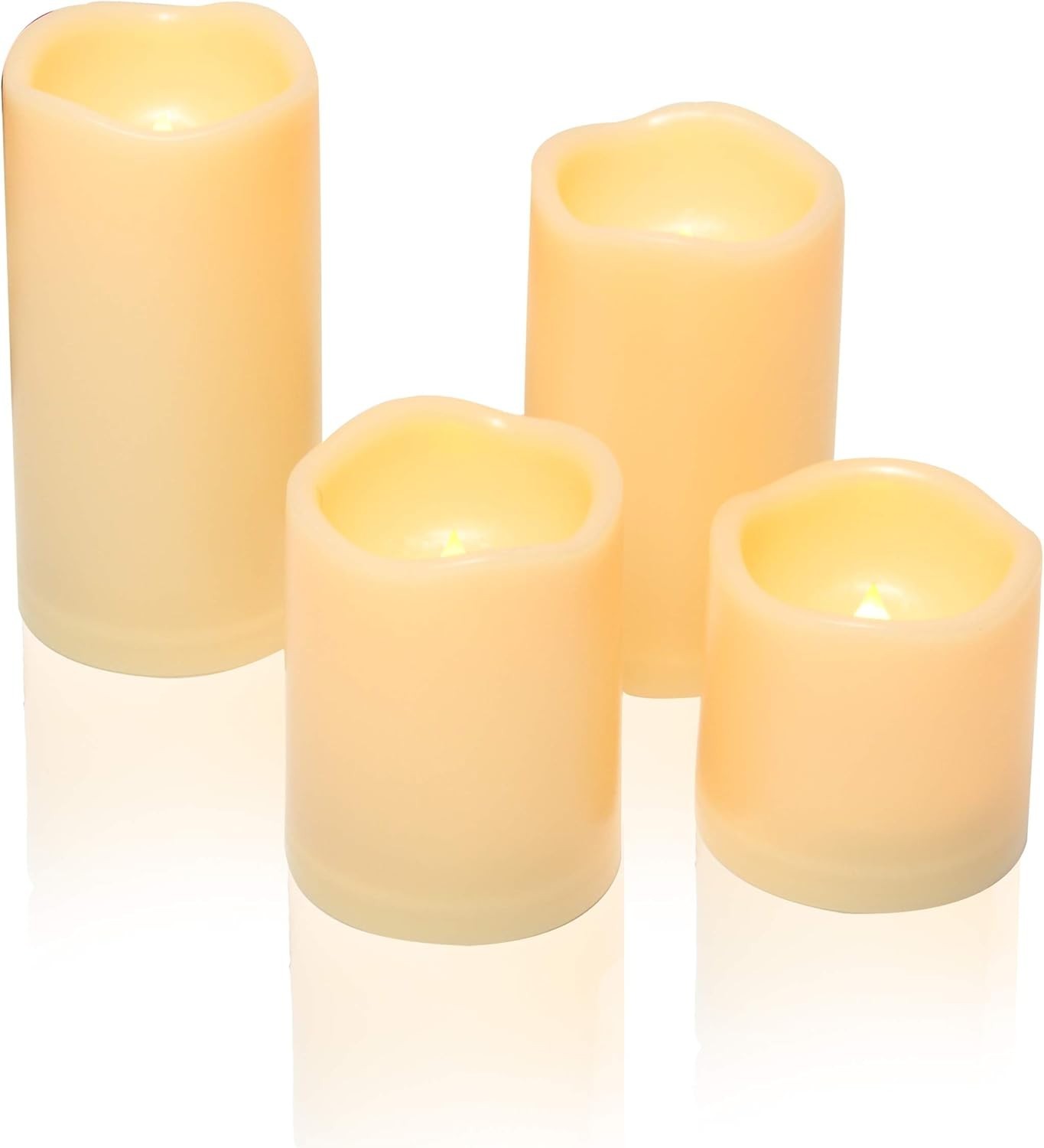 Cordless Waterproof Electric Candles for Patio, Yard and Holiday Celebrations