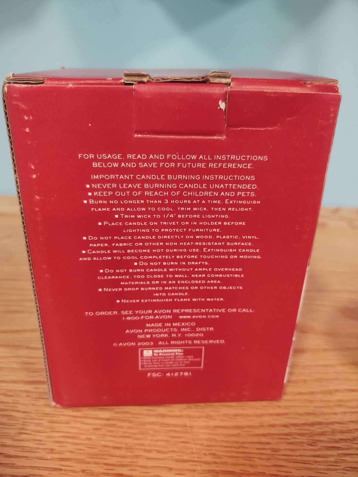 Avon Apple Cinnamon Spice Pillar Candle Home Fragrance Collection New Sealed