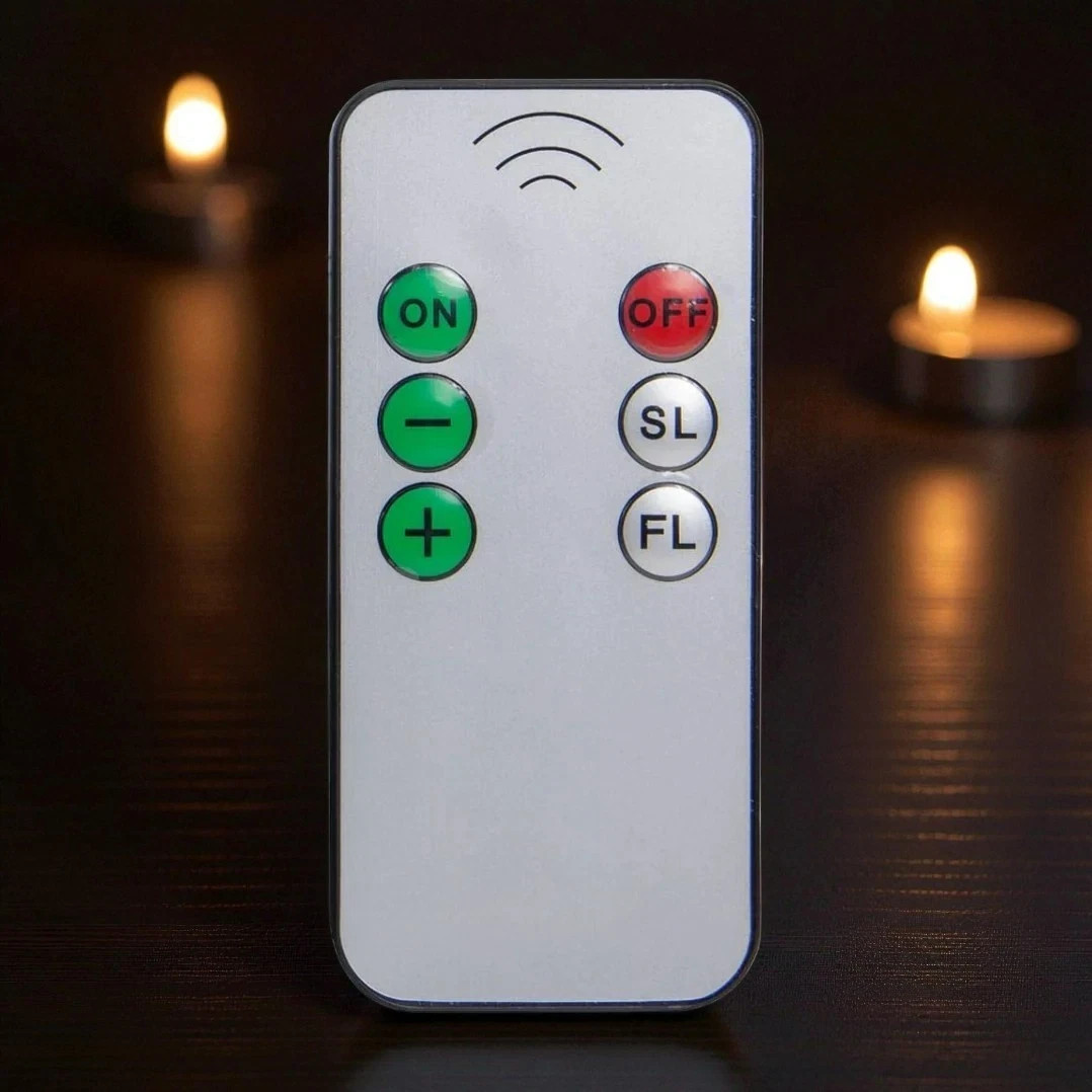 Battery Operated Cordless LED Candle Lights party Candles with Remote 10 Pcs