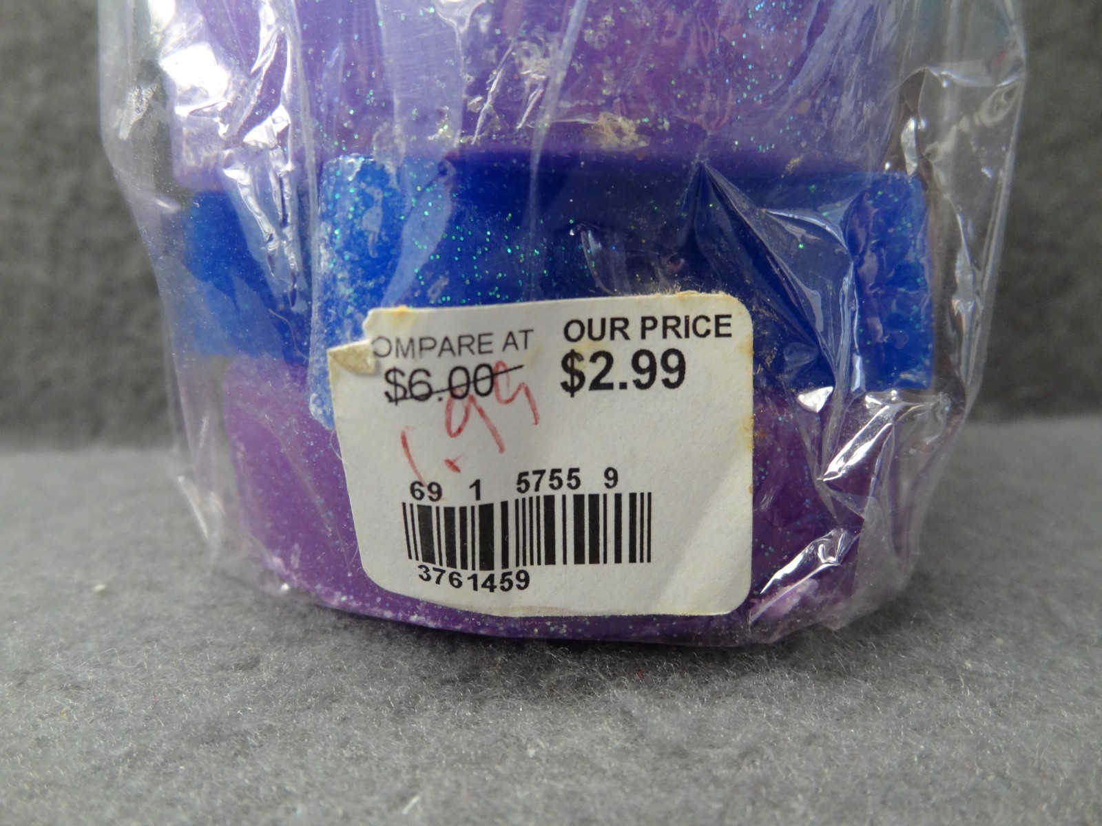 NEW Pillar 3.5″ Y2K Moon & Stars Glitter Candle 1999 Single Wick Stack Clarie’s