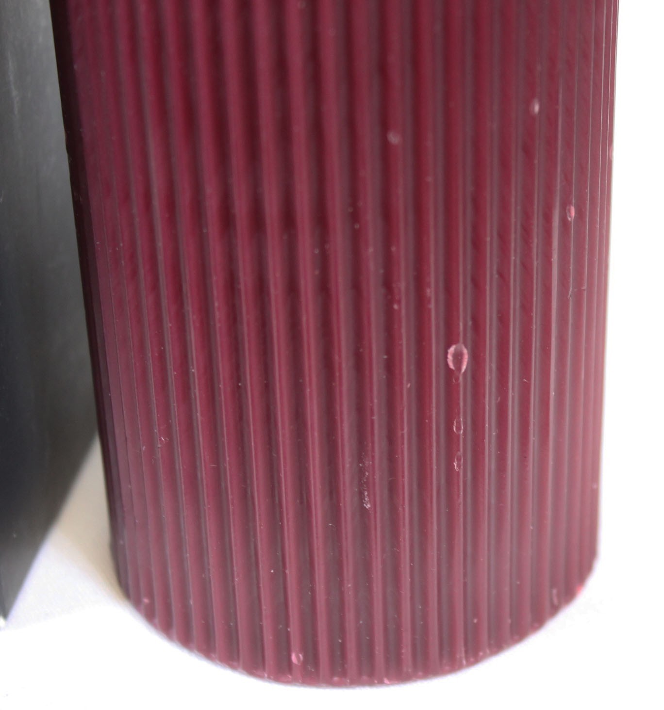 Root Candle Cranberry Pillar 6″ Tall in Box 2.75″ Across Never Lit Unburnt Home