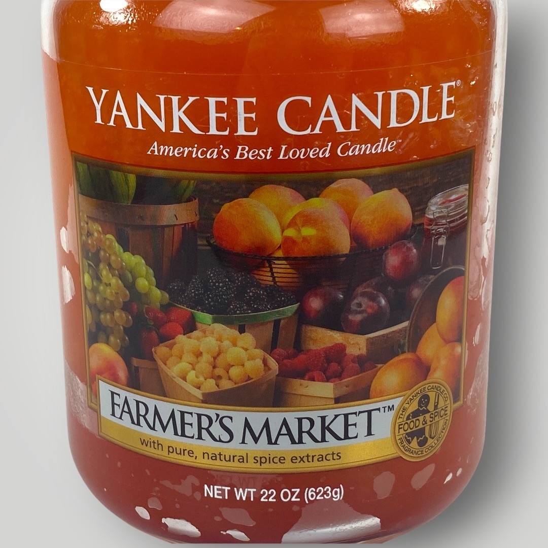 Yankee Candle Farmers Market 22 oz Large Jar Retired Unused 2000s