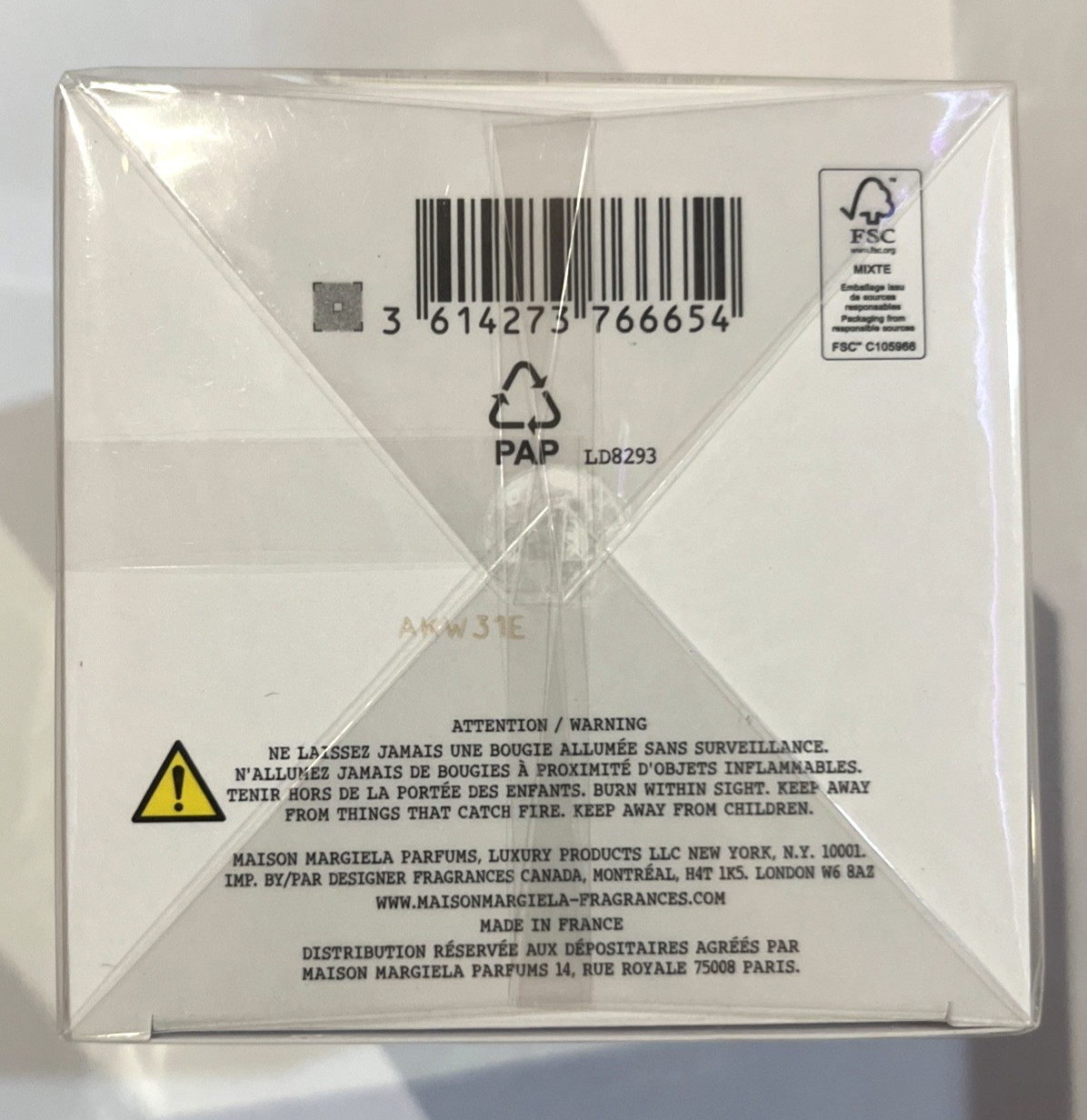 Maison Margiela Replica Sailing Day Aquatic Deep Sea Scented Candle 5.82 OZ New